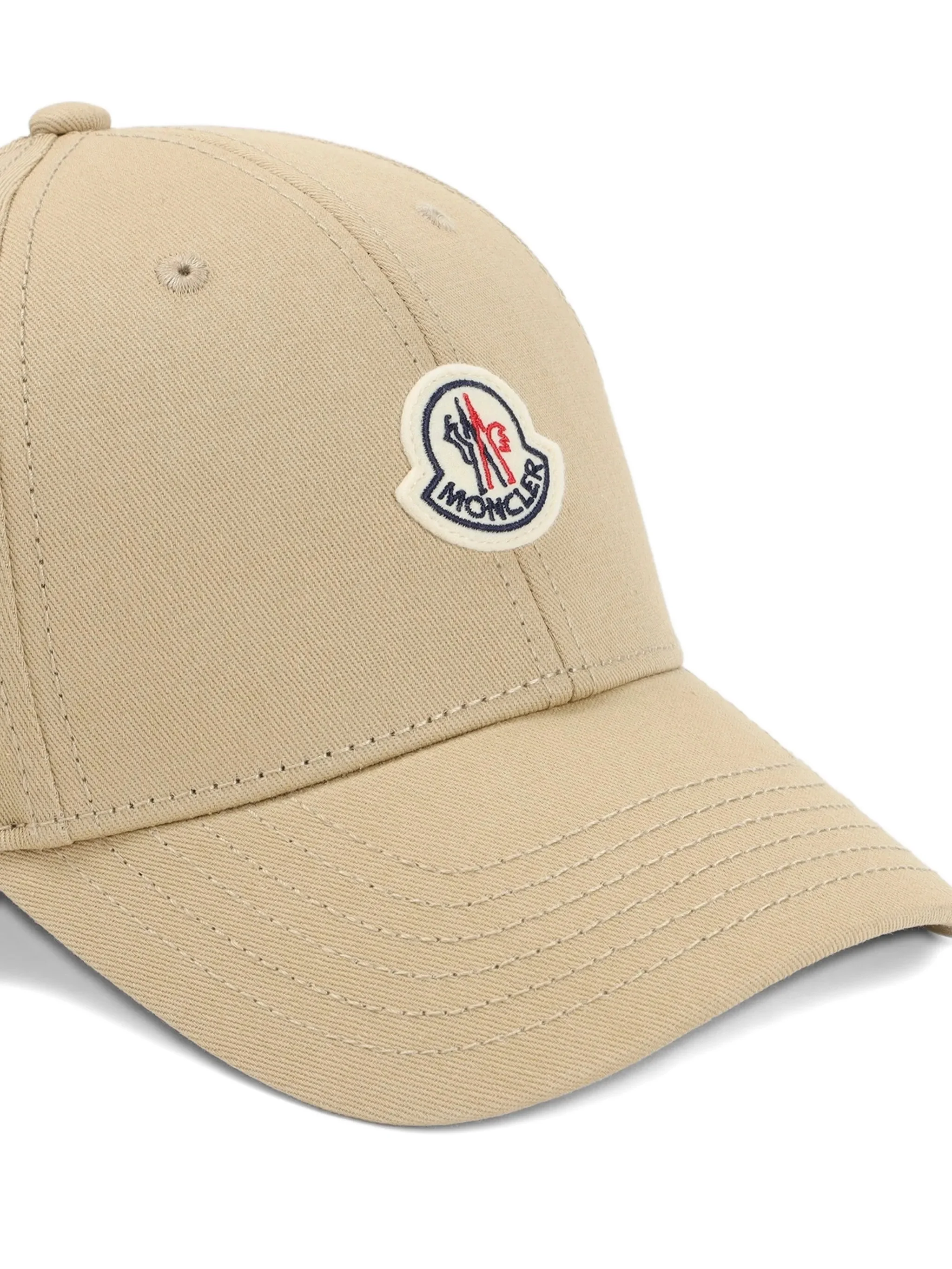 Moncler Mini Cotton Gabardine Hat with Adjustable Tab - Image 3