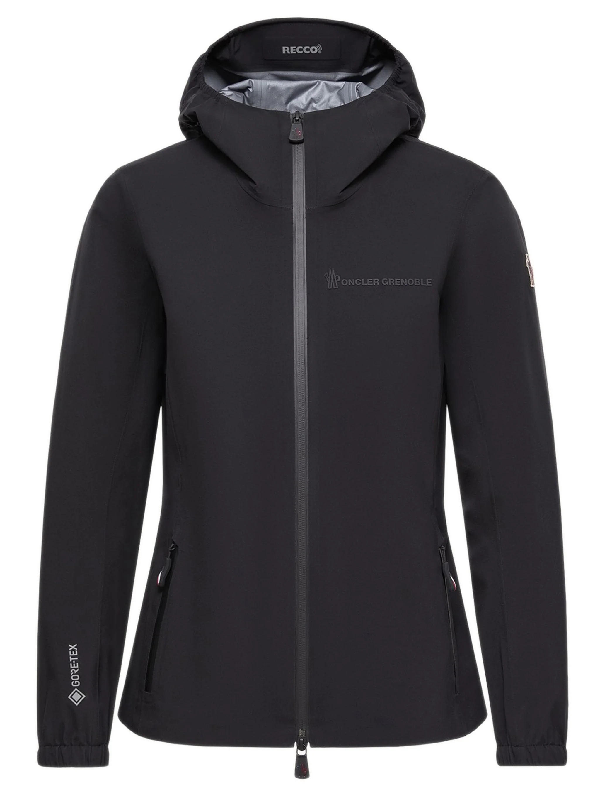 Moncler Mini Waterproof Jacket with Adjustable Visor and Reflector