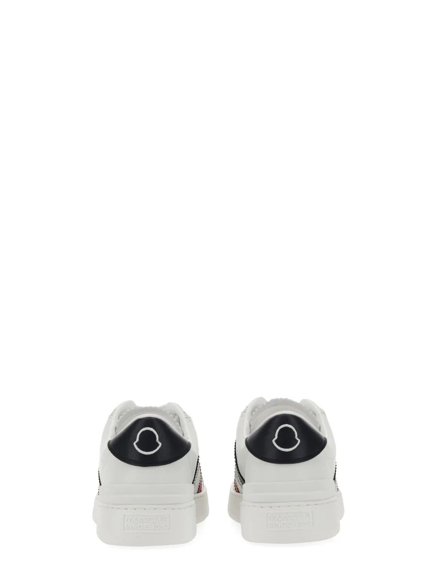 MONCLER Monaco M Faux-Leather Sneakers - Image 3