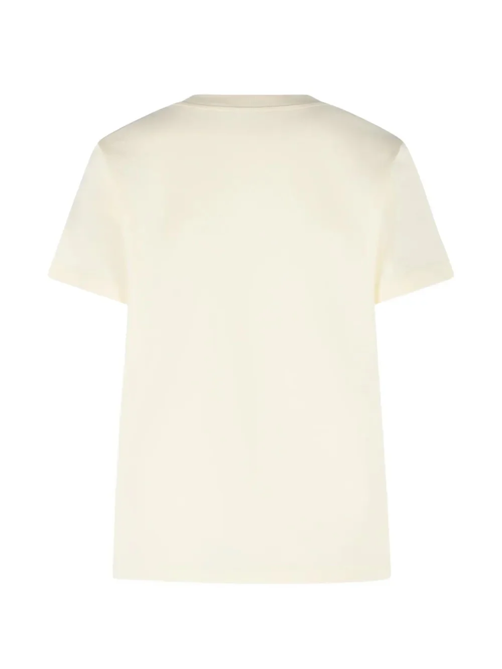 Moncler Ribbed Short Sleeve Neck T-Shirt - Size S - Image 2