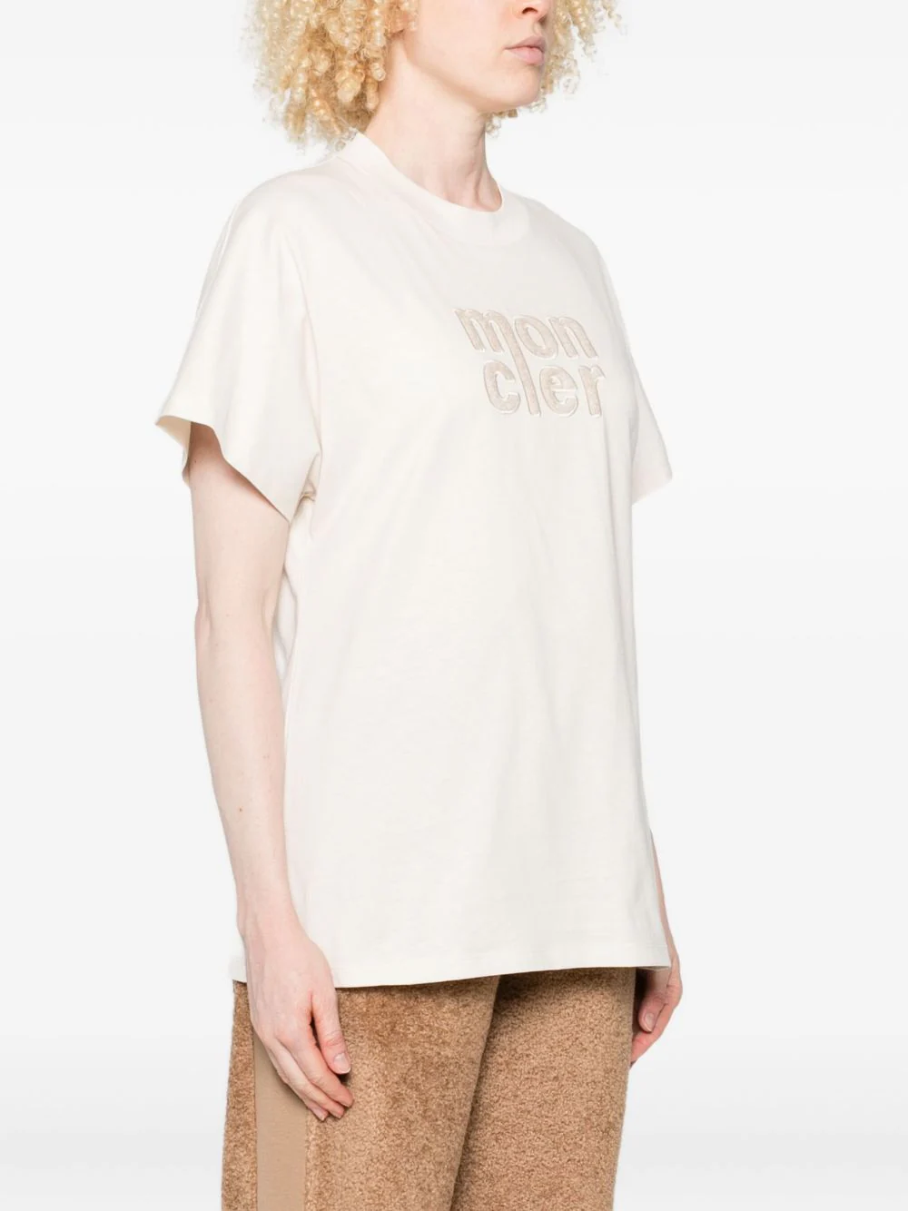 Moncler Ribbed Short Sleeve Tee (XS) - Image 3