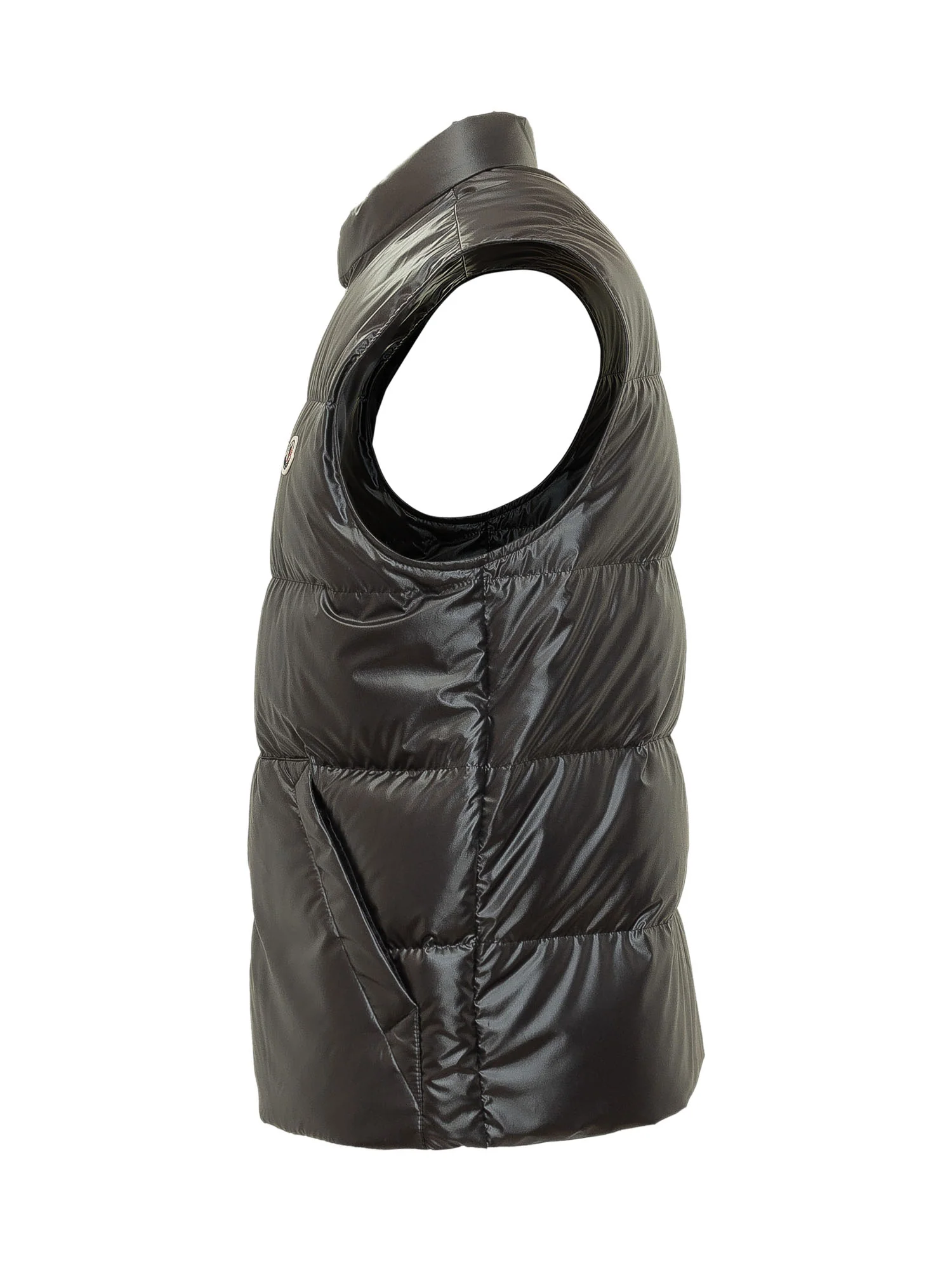 Moncler Sleeveless Mini Padded Vest with Button Details - Image 3