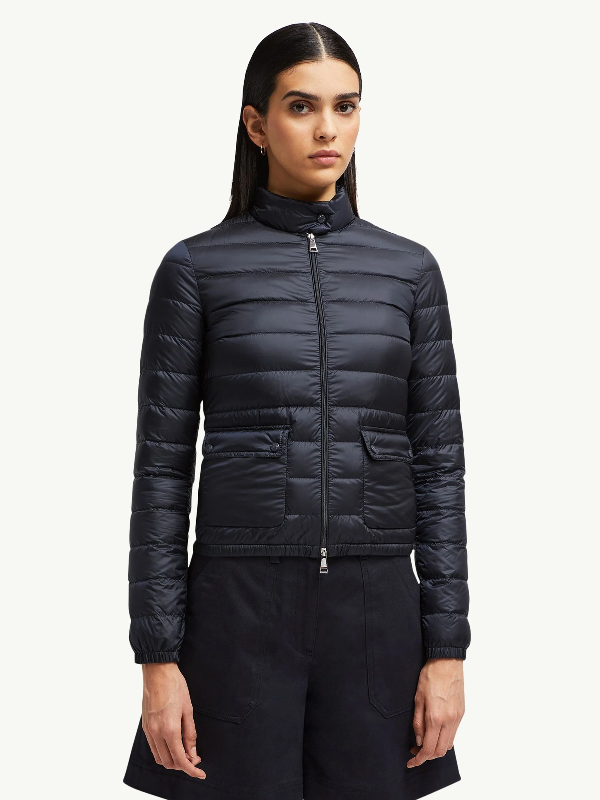 Moncler Slim Fit Long Season Coat for Women - Image 3