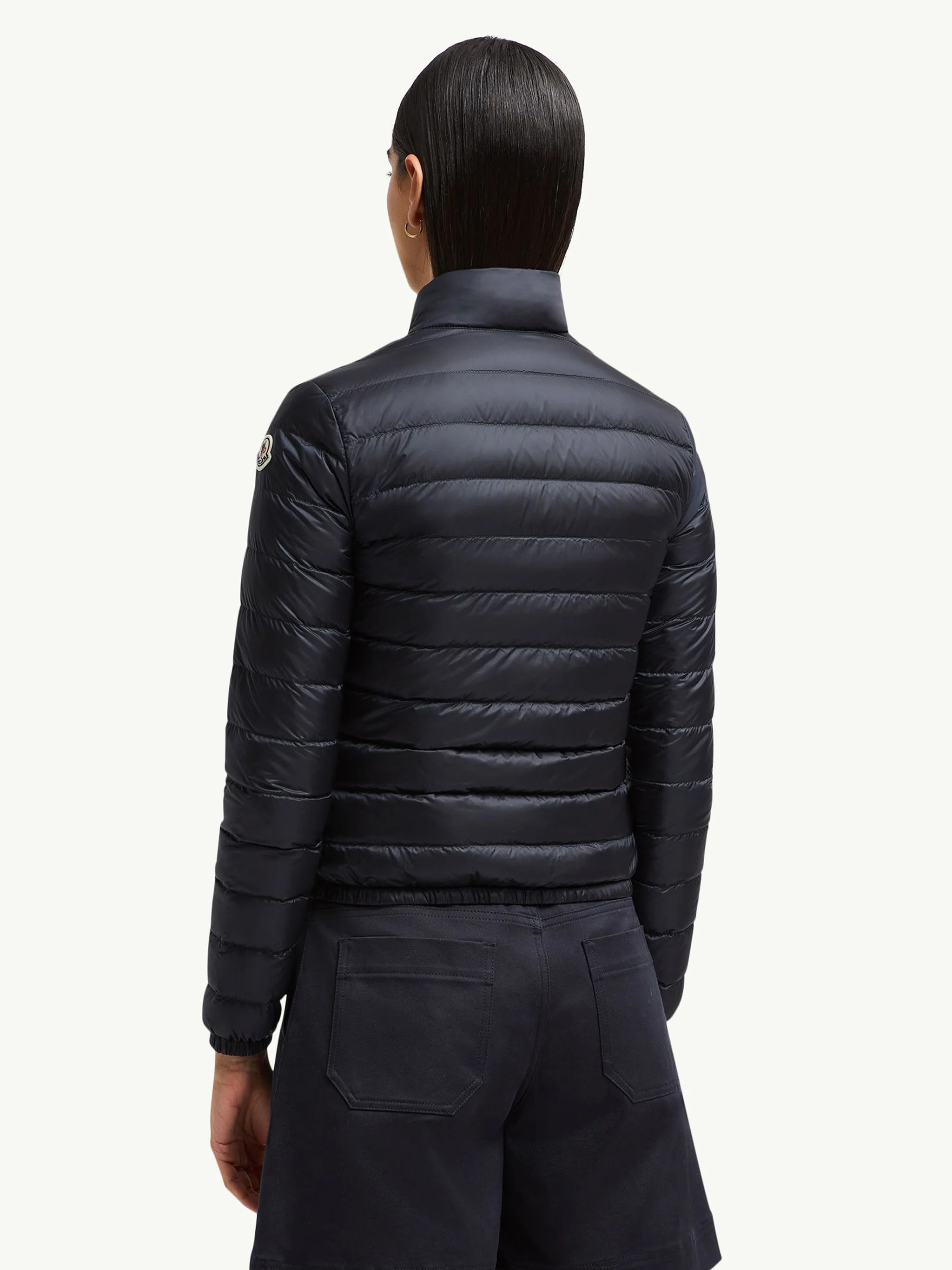 Moncler Slim Fit Long Season Coat for Women - Image 4