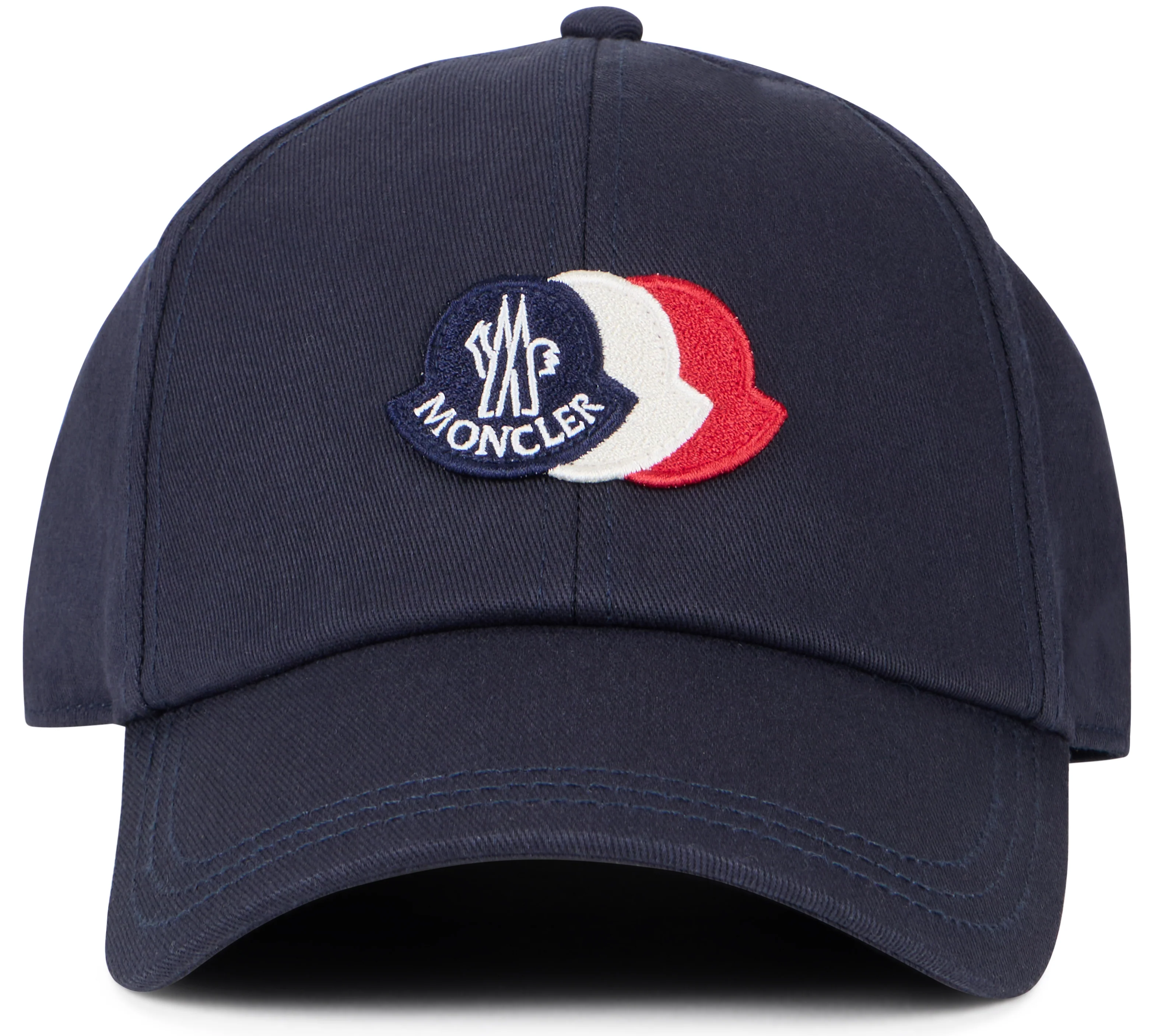 Moncler Sporty Cotton Cap with Embroidery - 7 cm Brim - Image 2