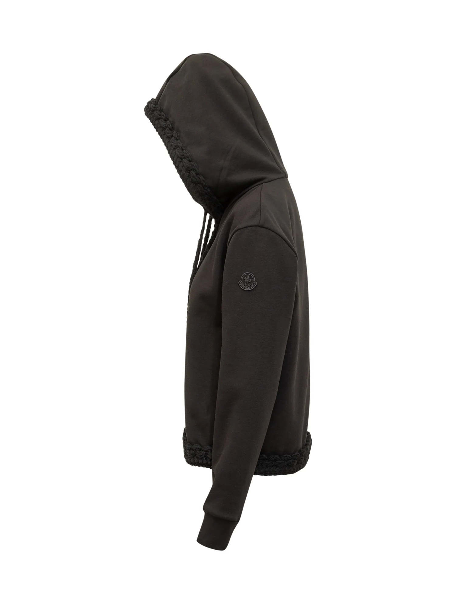 Moncler Stylish Hooded Knit T-Shirt with Intricate Design - Image 3