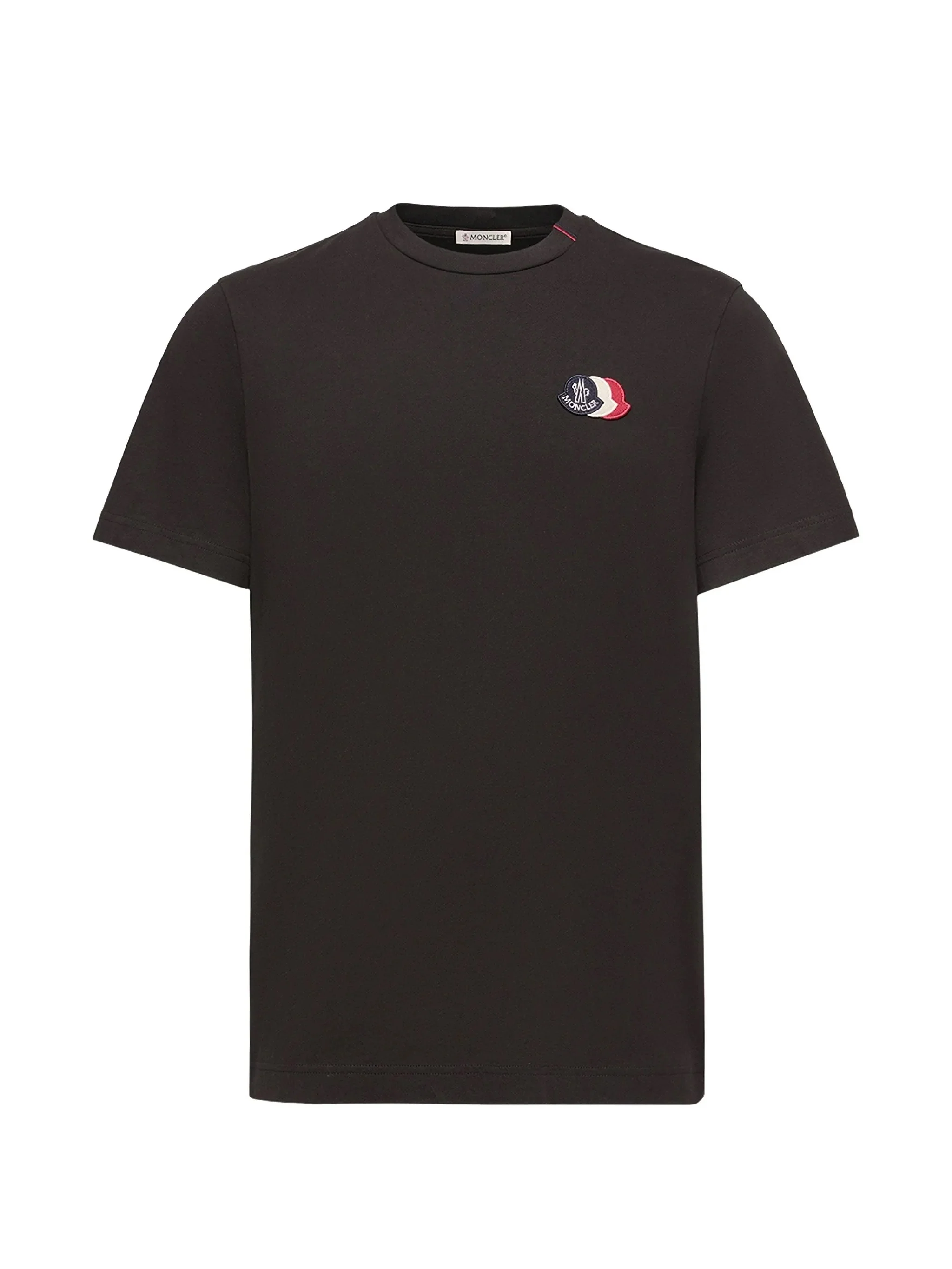 Moncler Tricolor Logo Short Sleeve T-Shirt - Size M