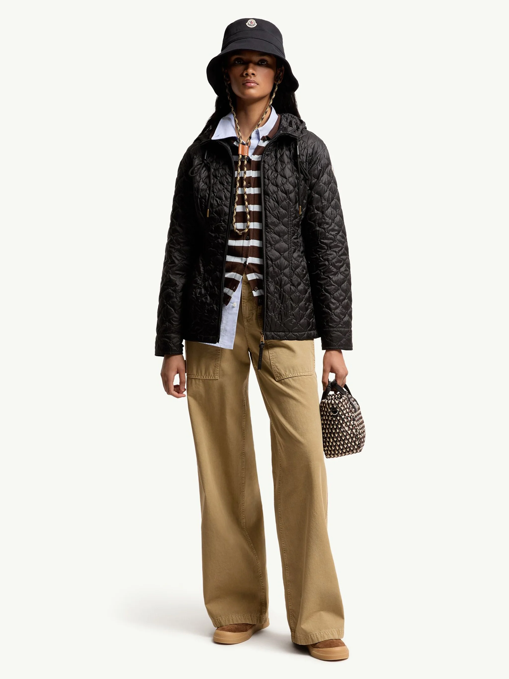Moncler Water-Resistant Down-Filled Coat with Adjustable Hood - Size 0 - Image 2