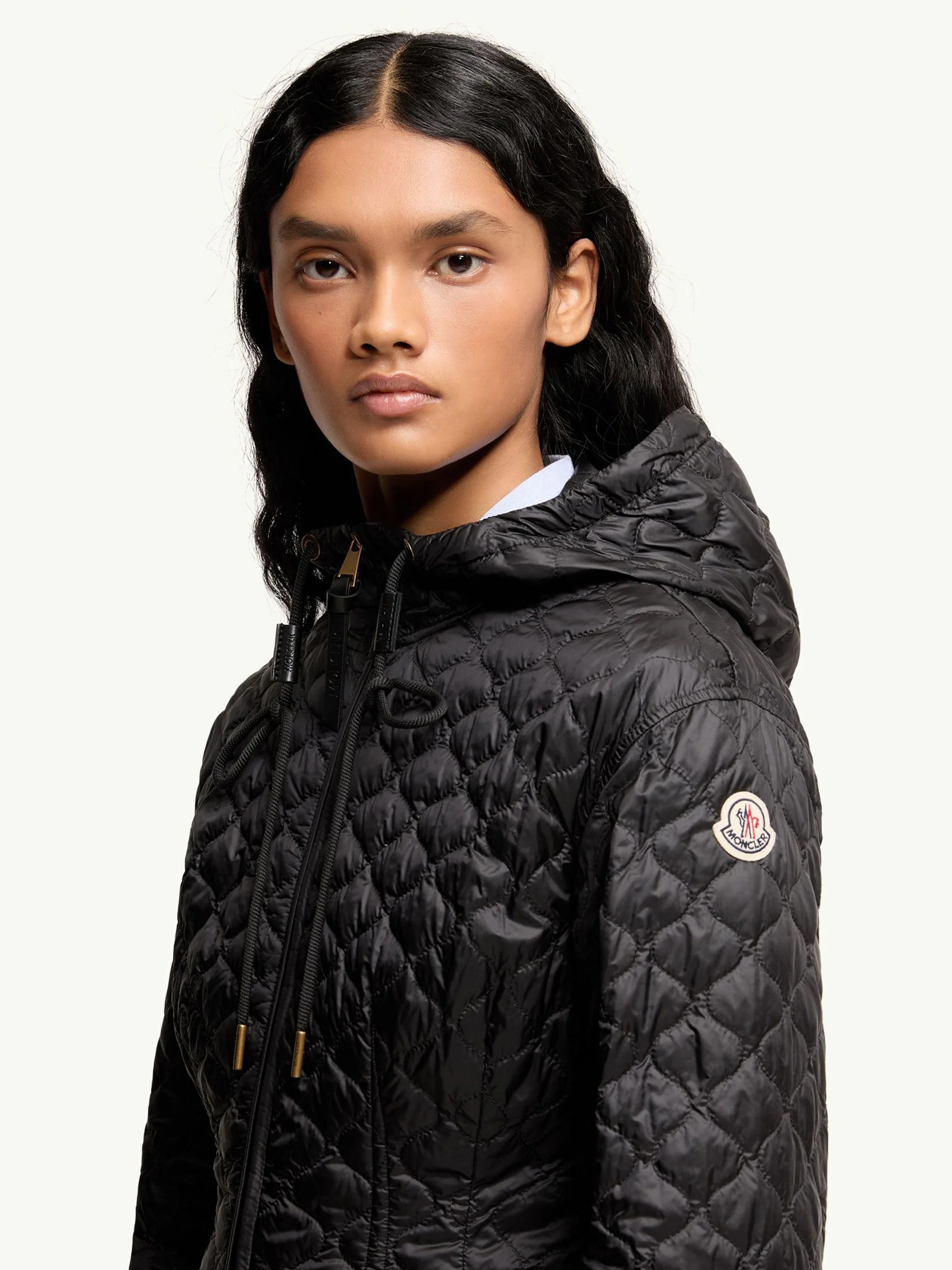 Moncler Water-Resistant Down-Filled Coat with Adjustable Hood - Size 0 - Image 3