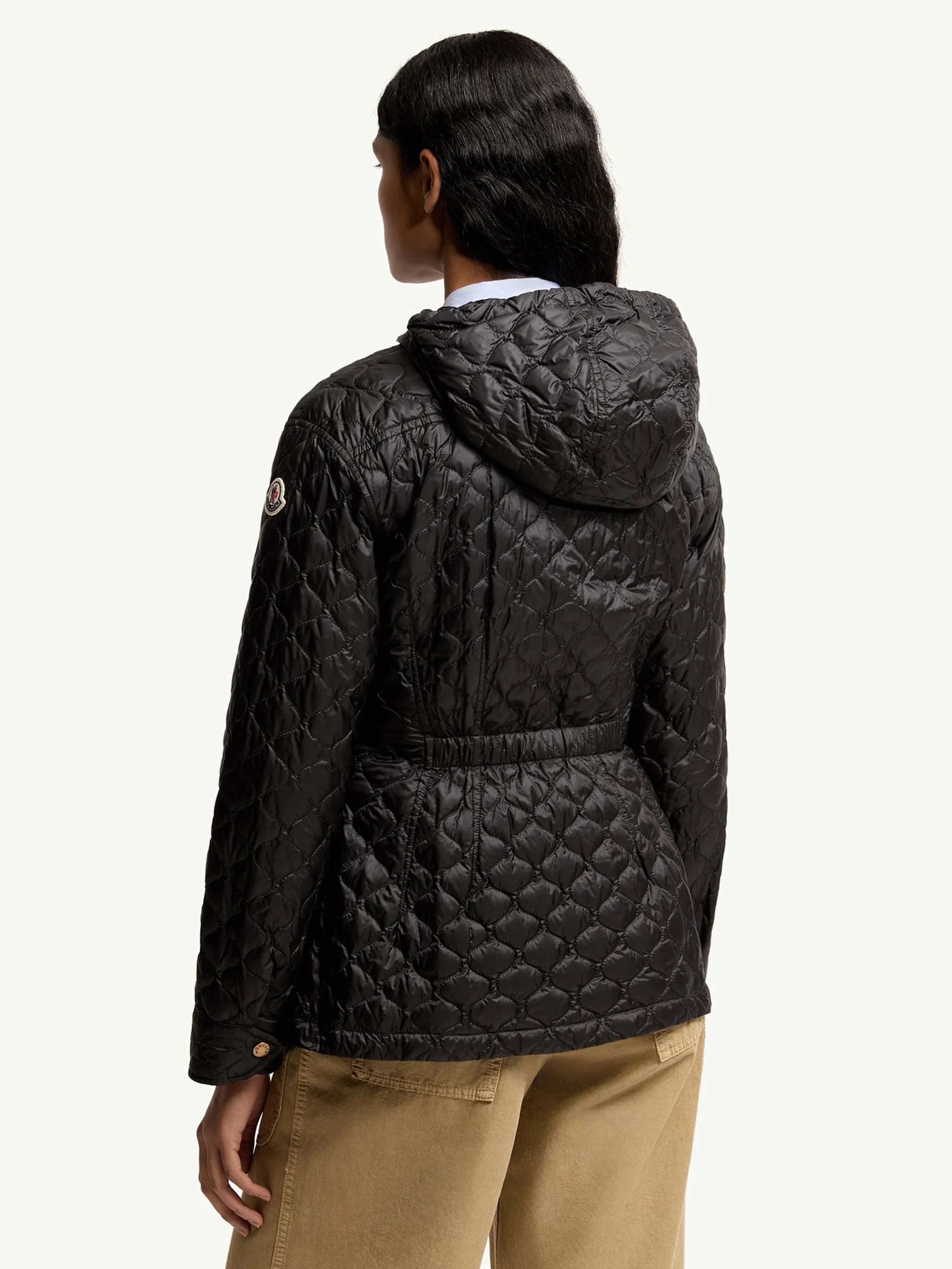Moncler Water-Resistant Down-Filled Coat with Adjustable Hood - Size 0 - Image 5