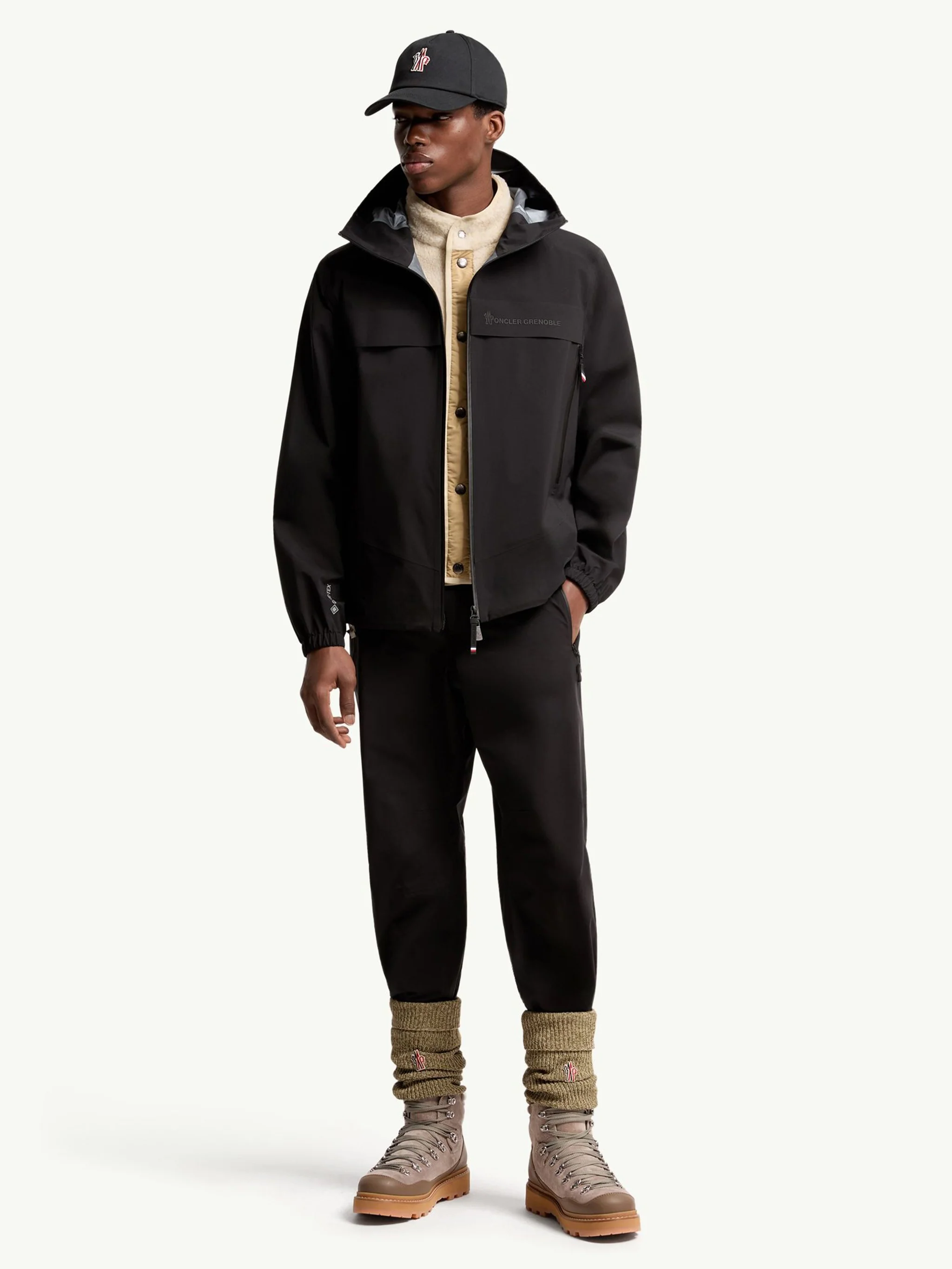 Moncler Water-Resistant Hooded Jacket with Visor - Size 2 - Image 2