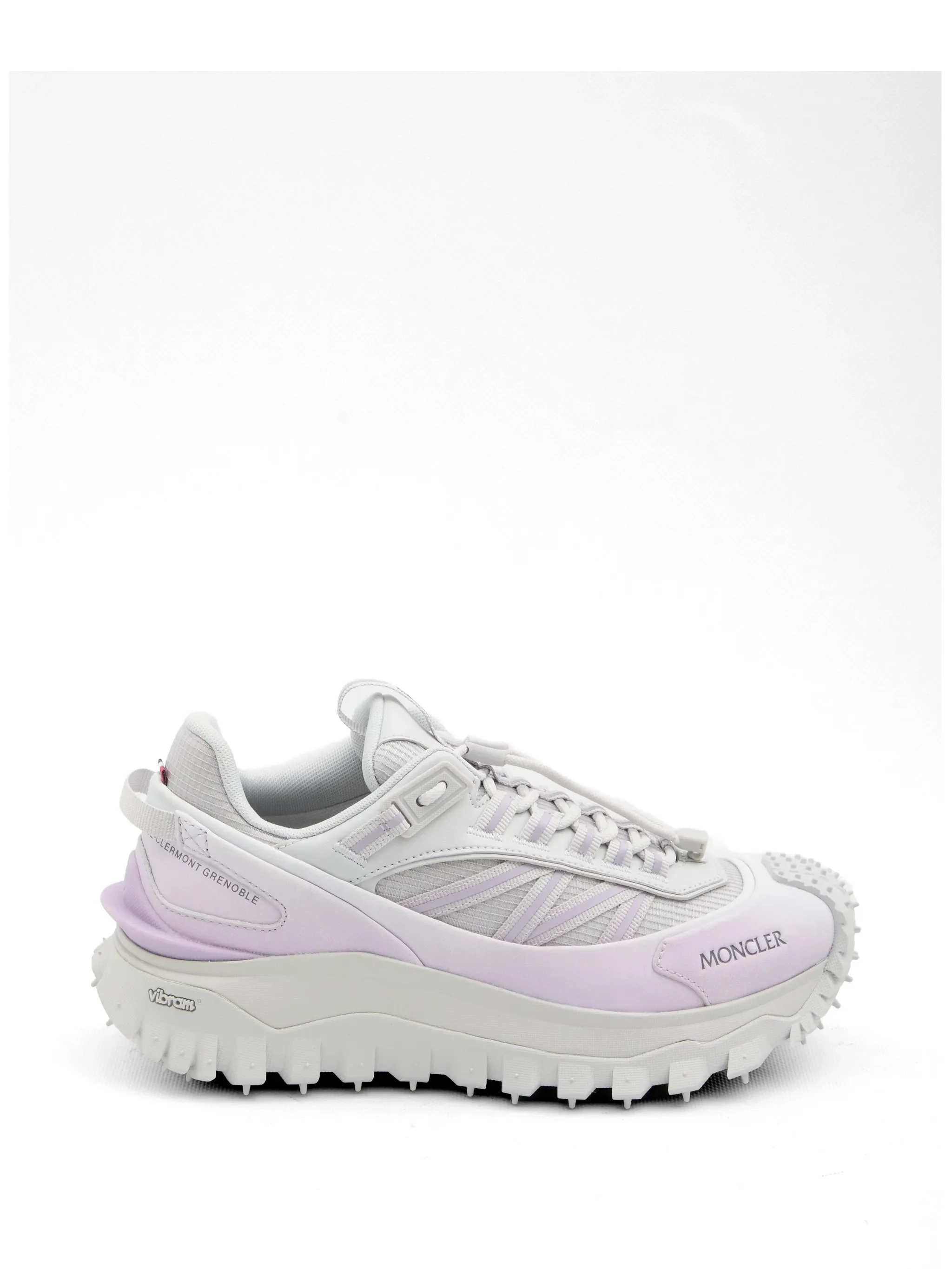 Moncler Women's Sneakers with Mesh Lining and Vibram Sole - Sole Height 4.5 cm