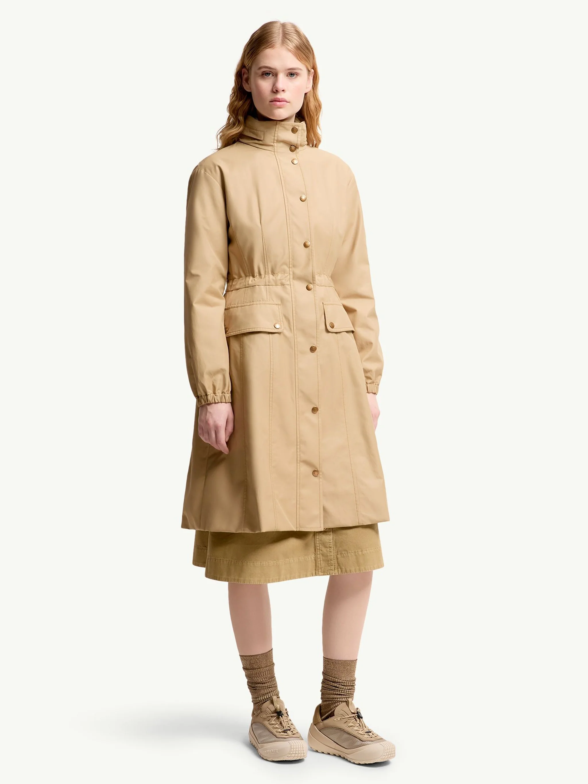 Moncler Women's Technical Twill Mini Jacket with Adjustable Waist - Size 0 - Image 3