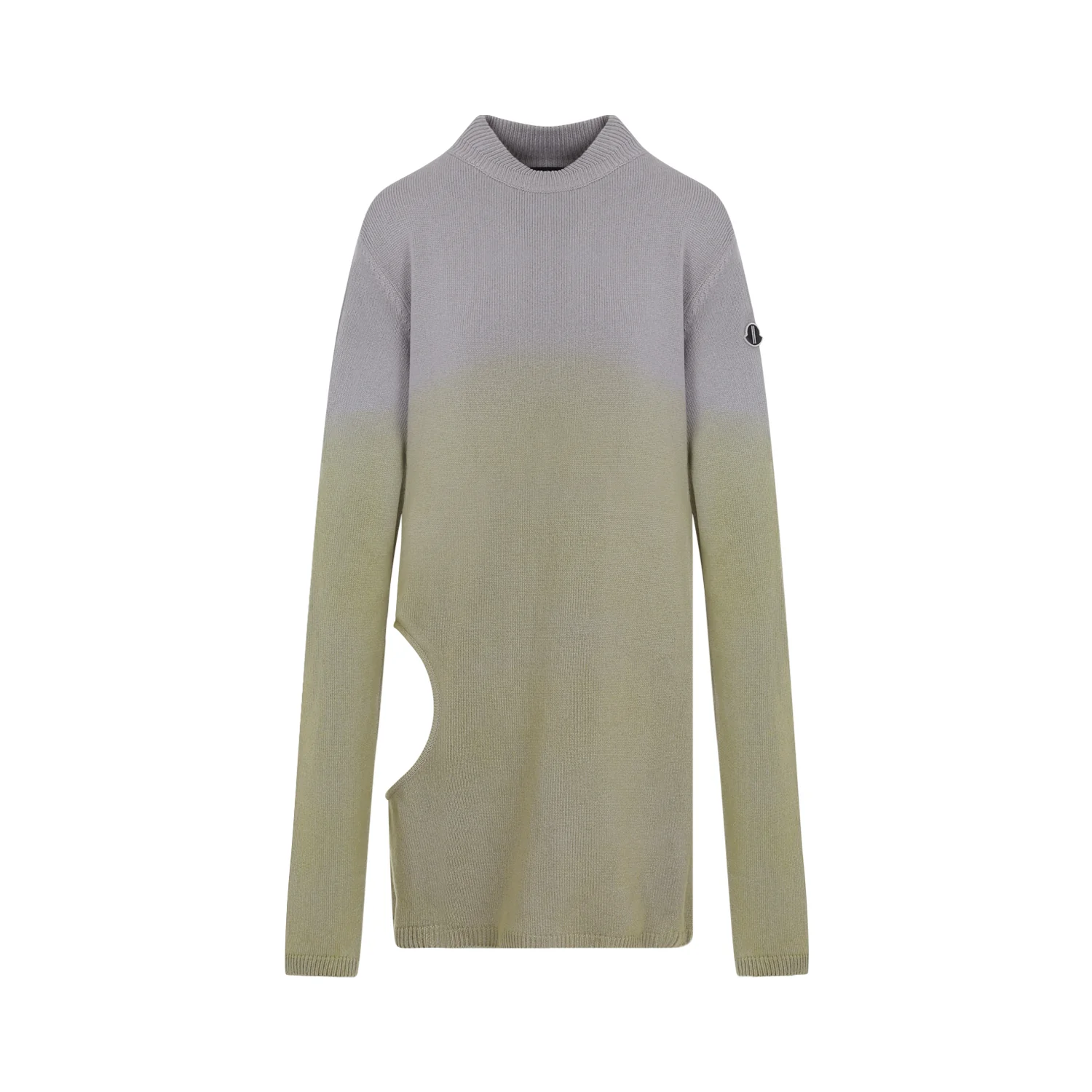 Moncler X Rick Owens SUBHUMAN COTTON BLEND CREW-NECK SWEATSHIRT - Image 2