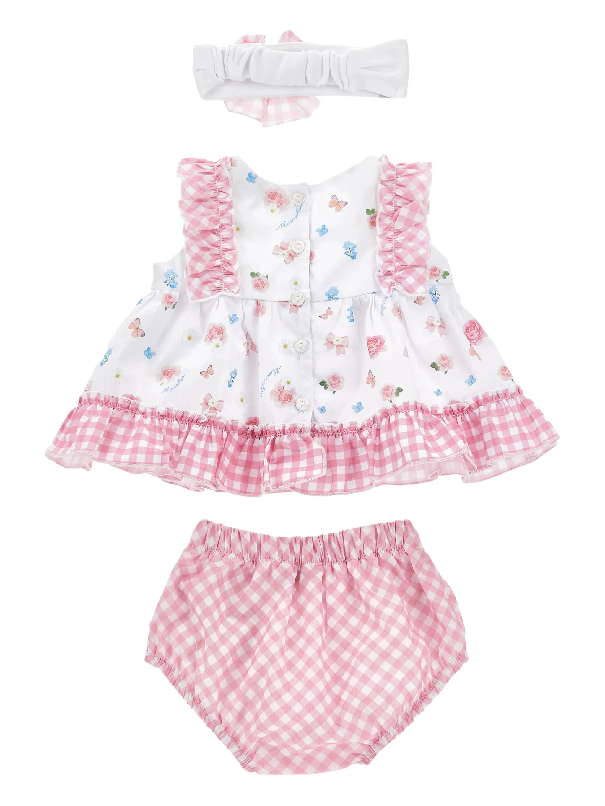 Monnalisa Charming Mini Coordinated Set for Kids - Image 2