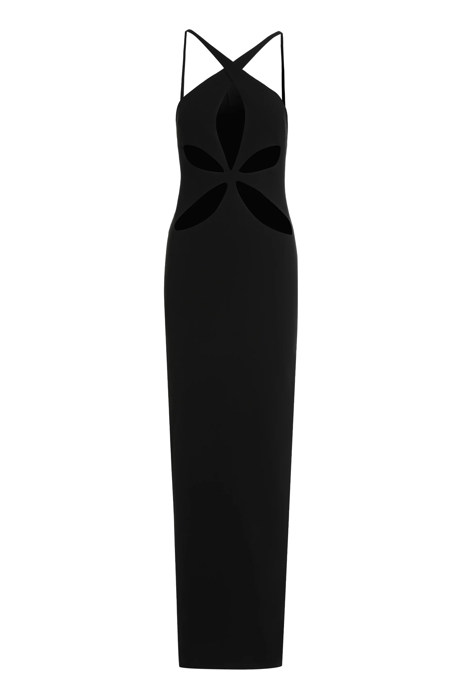 Monot Cutout Crêpe Maxi Dress