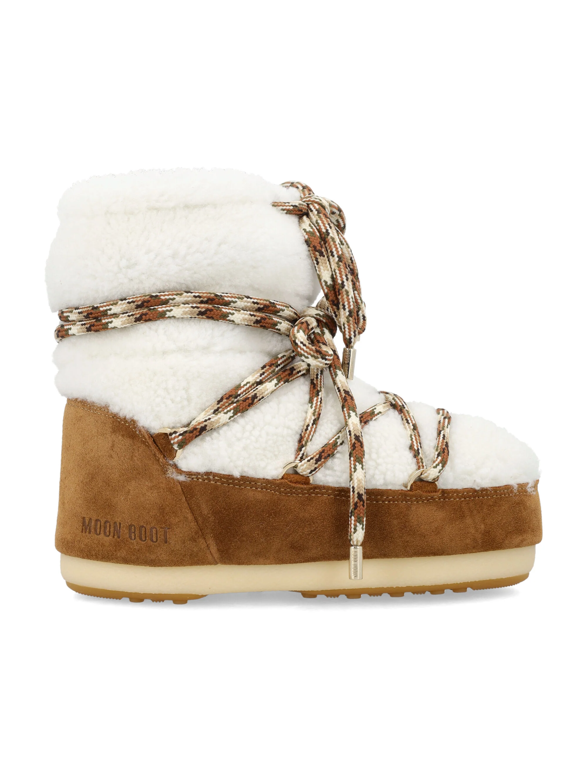 Moon Boot Classic Slip-On Fur-Trimmed Boots