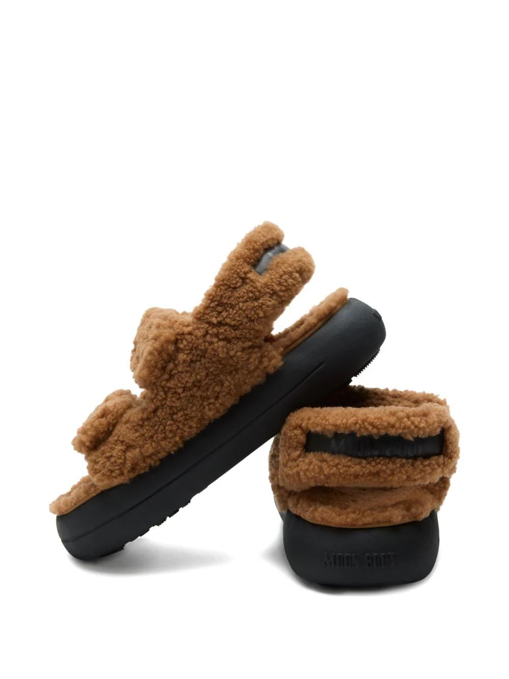 Moon Boot Double Strap Slingback Platform Sandals - Image 3