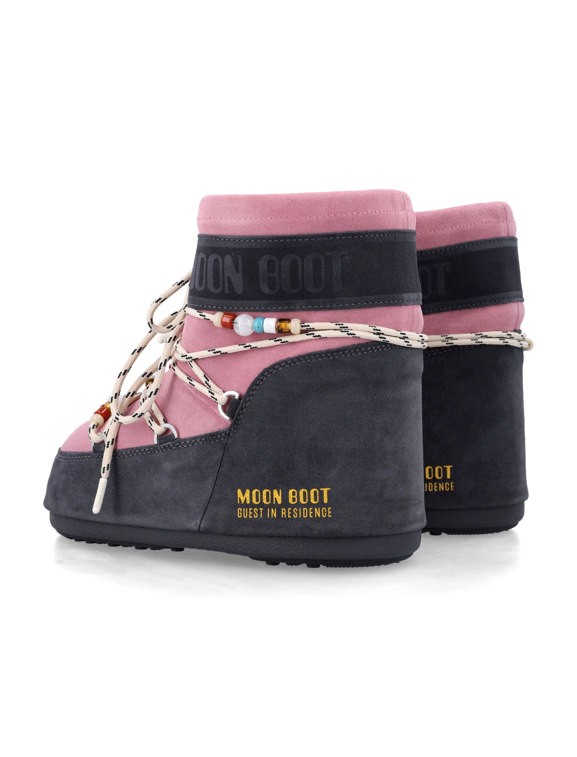 Moon Boot Low Suede Boots with Artisanal Touch - Image 3