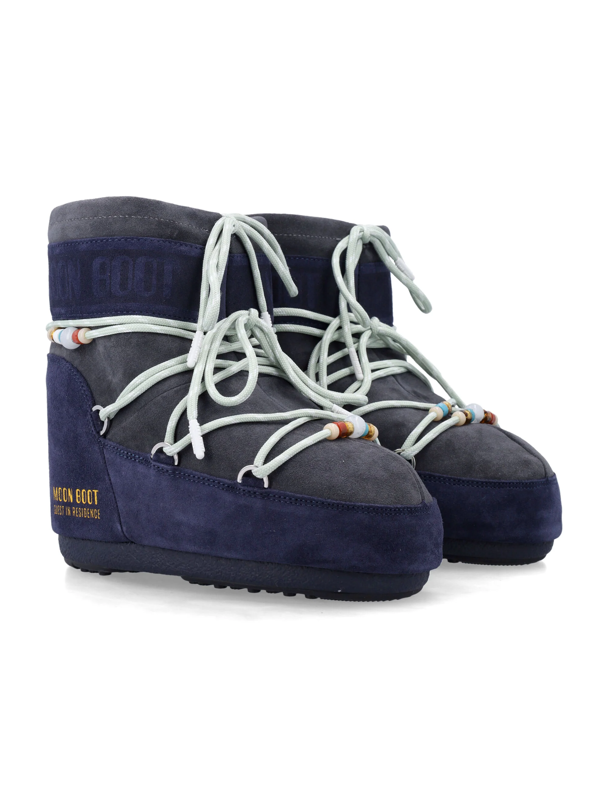 Moon Boot Low Suede Winter Boots with Artisanal Touch - Image 2