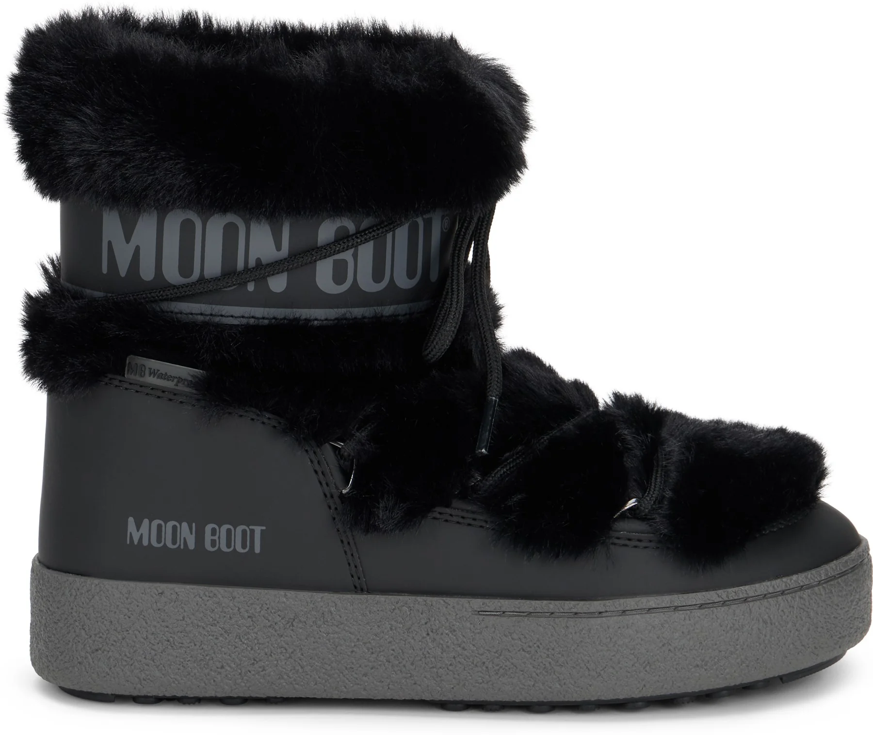 Moon Boot LTRACK LOW FAUX-FUR BOOTS