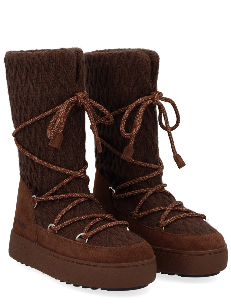 MOON BOOT PER GUEST IN RESIDENCE Suede and Wool Boot - Image 2