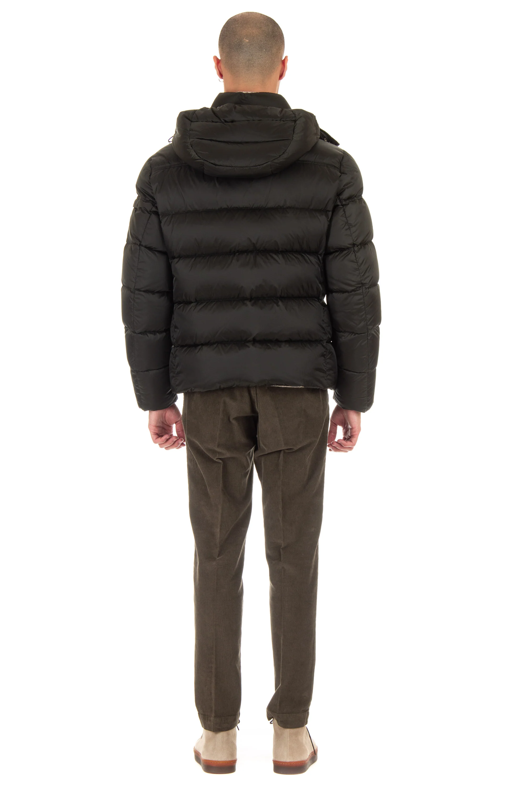 Moorer Men's Double Zip Closure Insulated Coat - Image 4