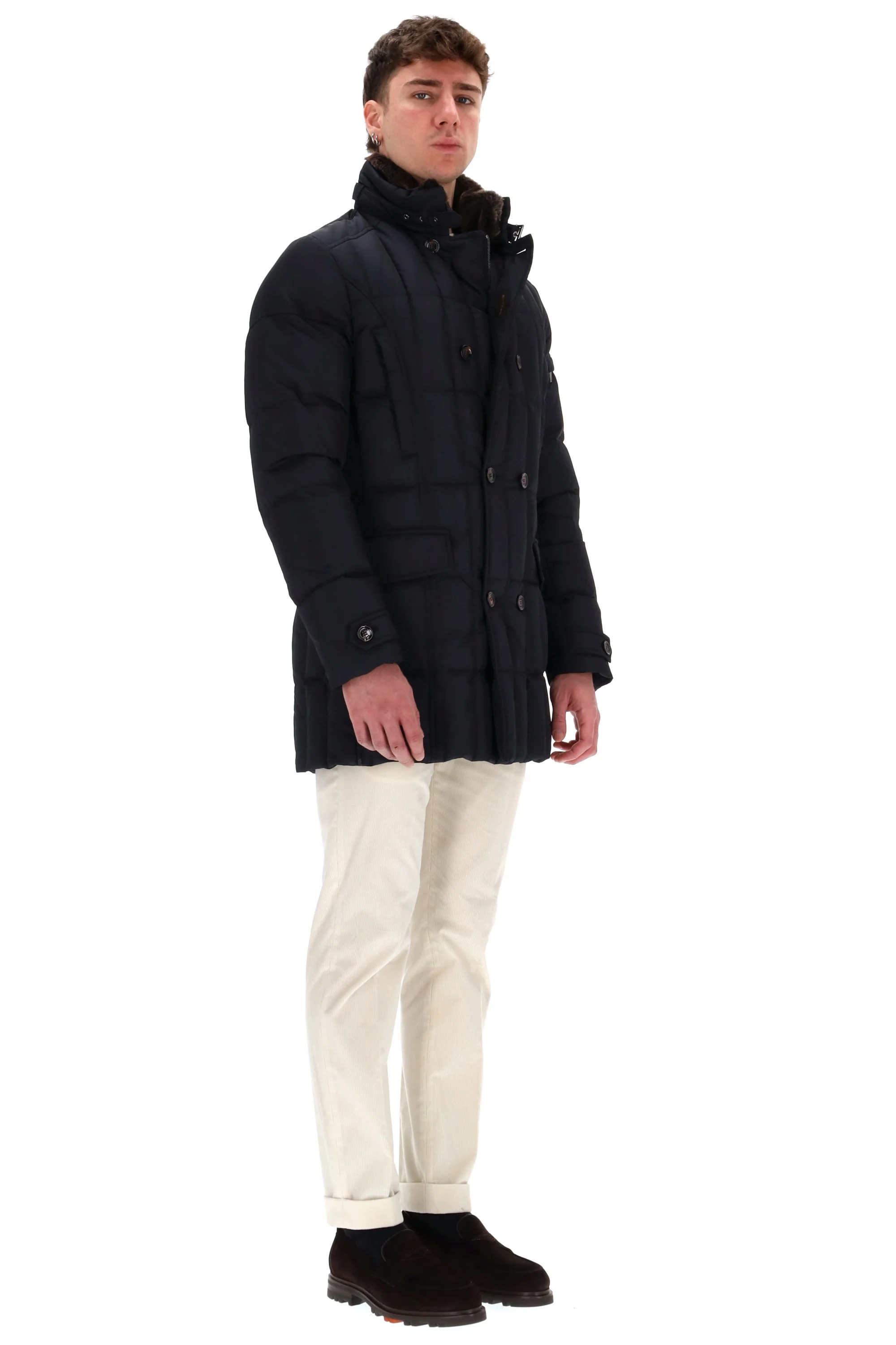 Moorer Men's Elegant Mini Coat for FW24 - Image 2