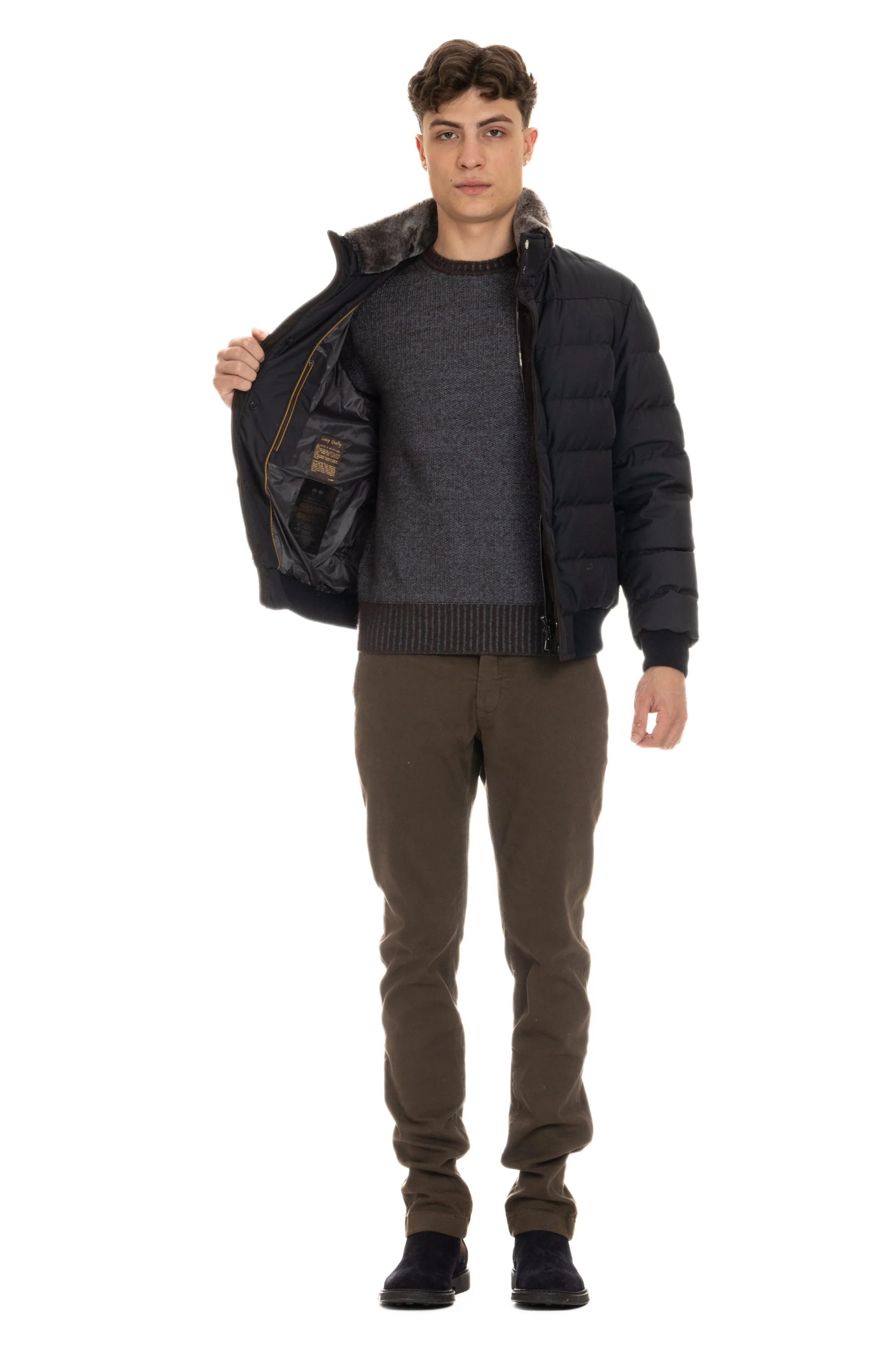 Moorer Men's Mini Coat for FW23 - Image 4
