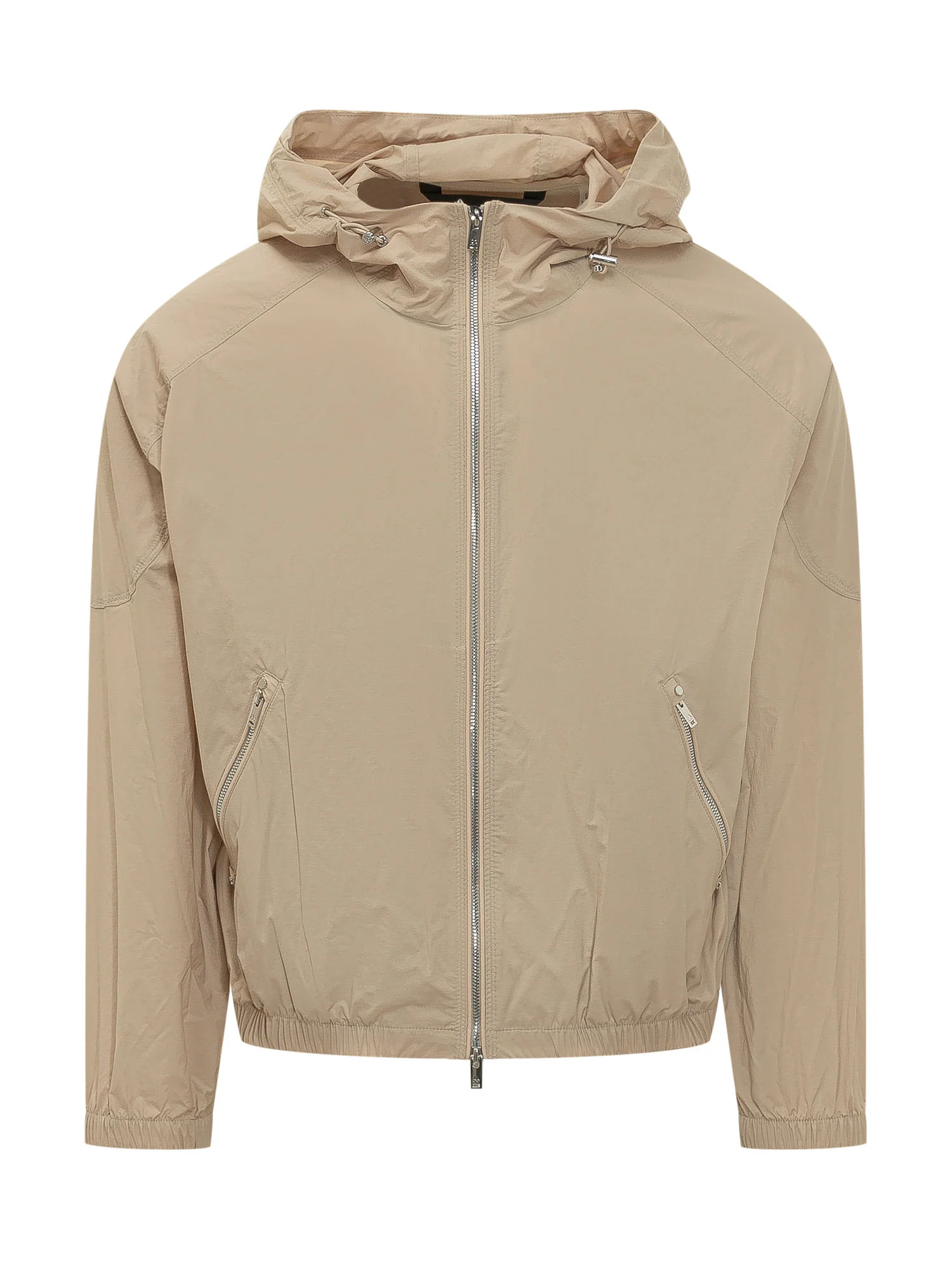 Moose Knuckles Lightweight Spring Jacket with Functional Hood and Zip