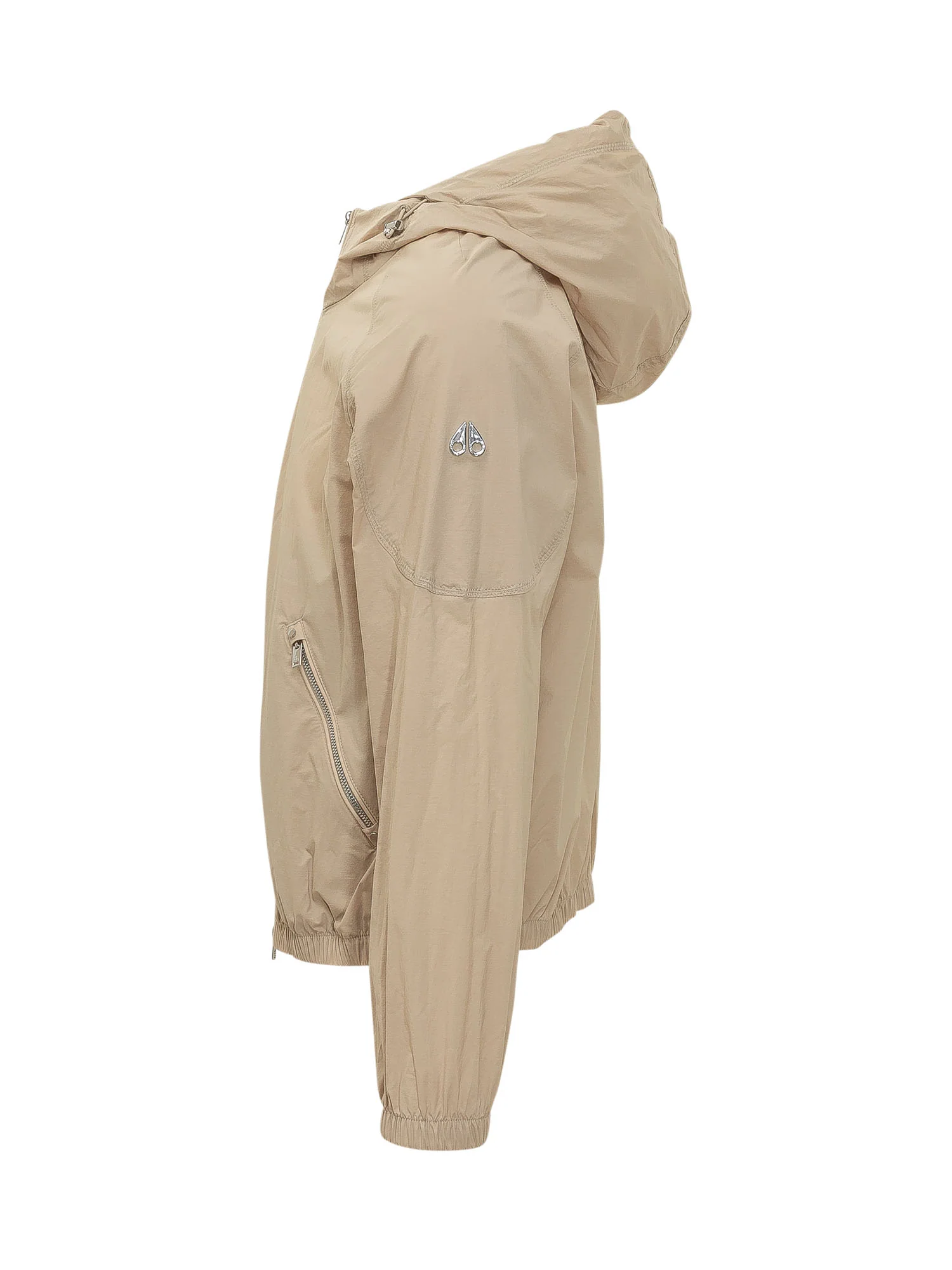 Moose Knuckles Lightweight Spring Jacket with Functional Hood and Zip - Image 3