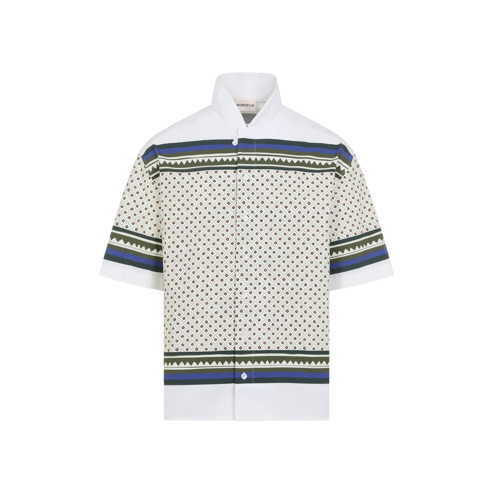 Mordecai Patterned Striped Shirt - Image 7