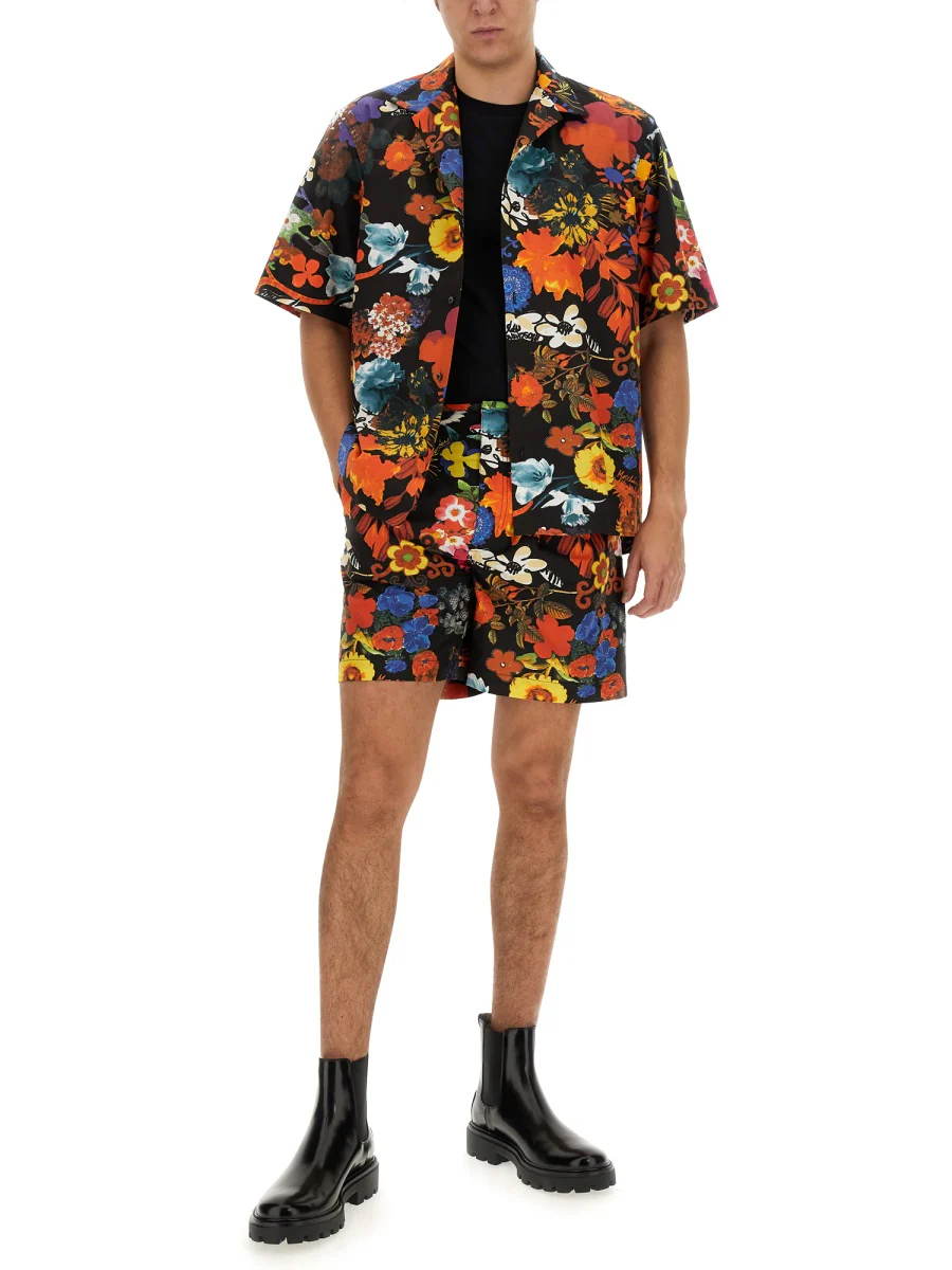 MOSCHINO Bermuda with Floral Pattern - Image 2