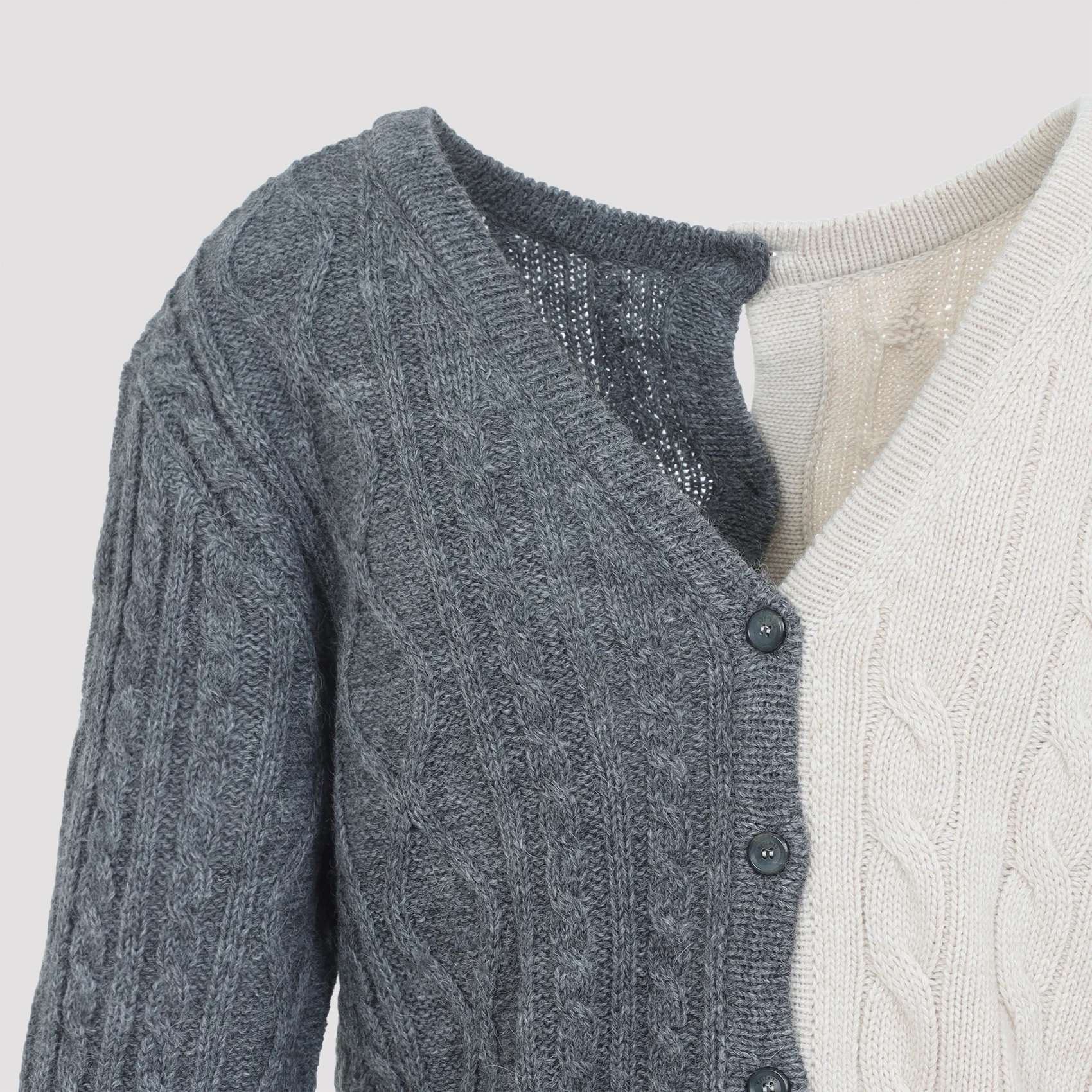 Moschino Bicolor Cardigan - Image 6