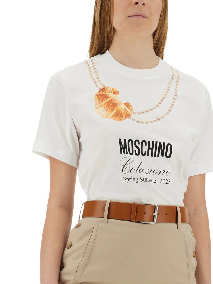 MOSCHINO Breakfast Delight T-Shirt - Image 4