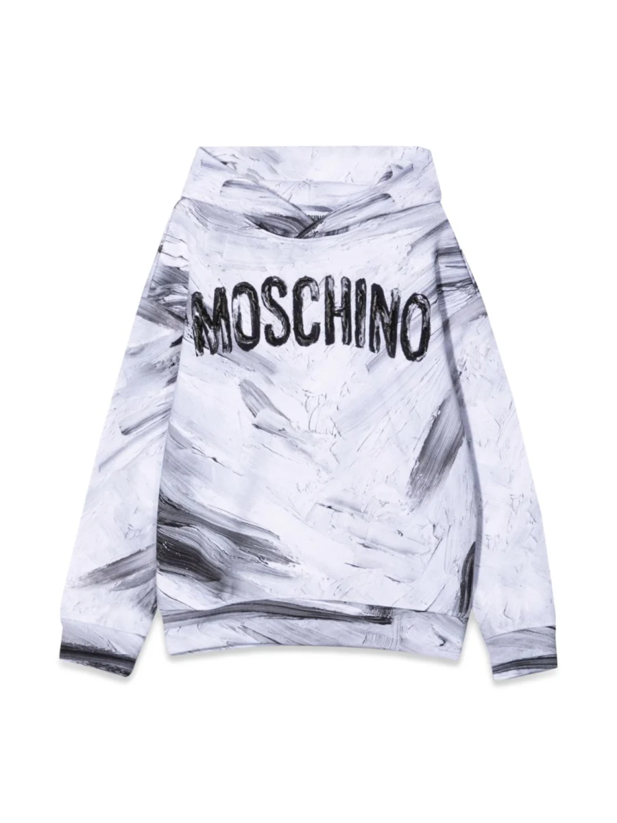 Moschino Cotton Hoodie with Hood