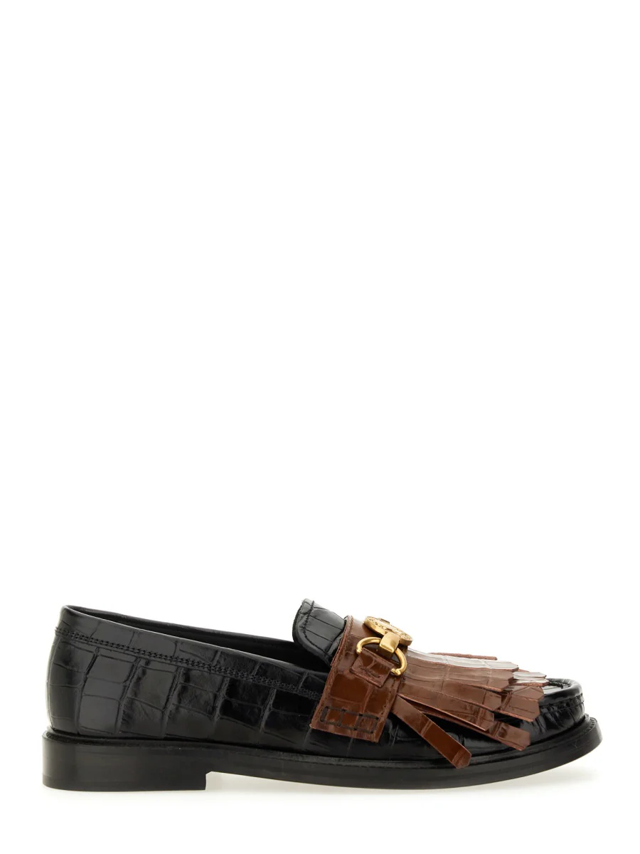 MOSCHINO COUTURE Coin-embellishment Loafers