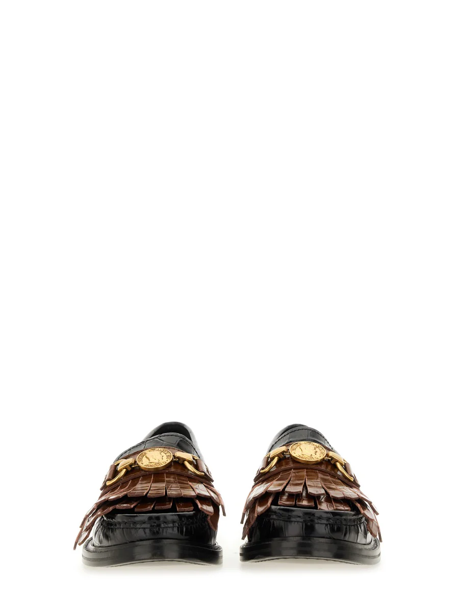 MOSCHINO COUTURE Coin-embellishment Loafers - Image 5