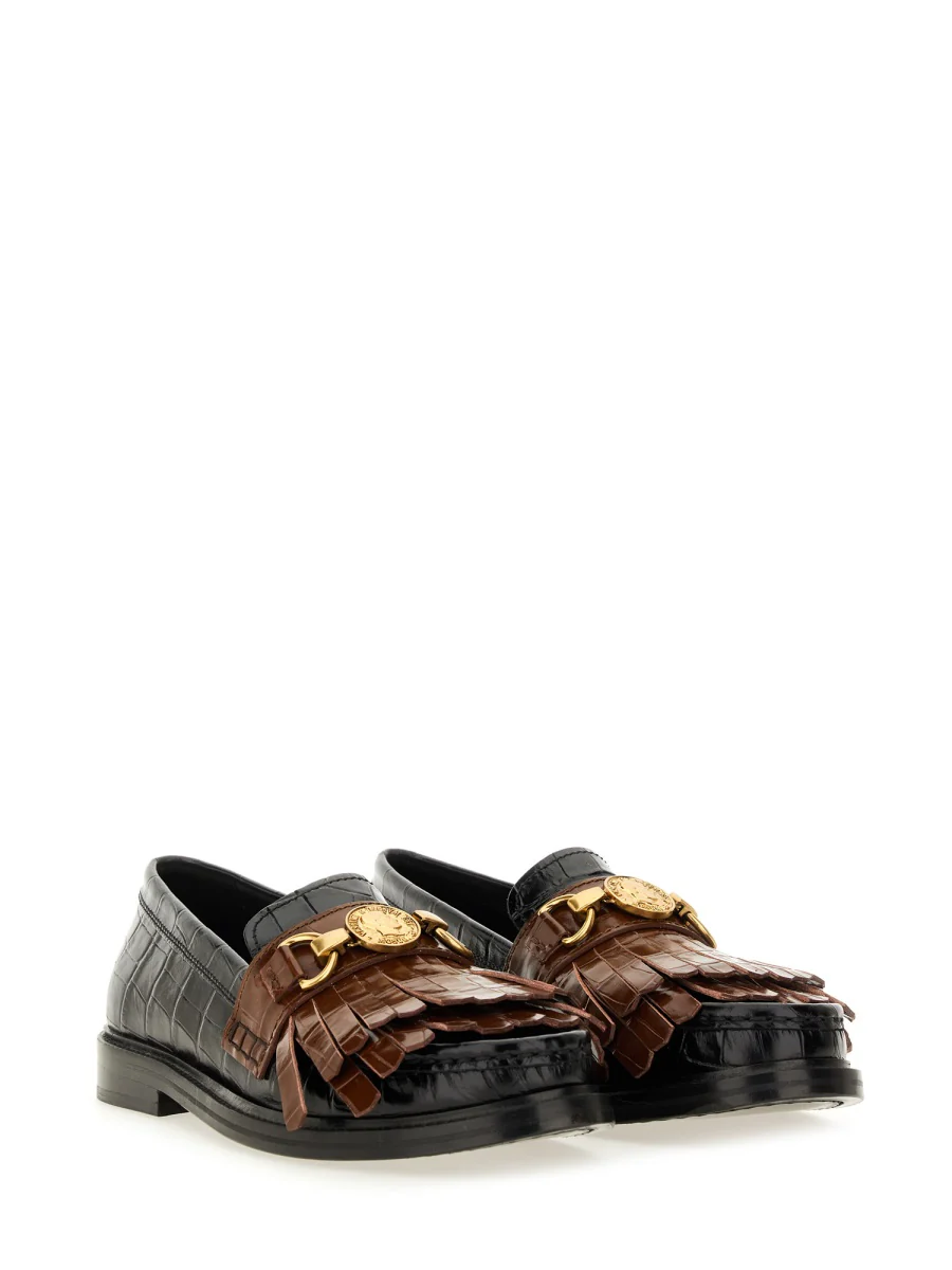 MOSCHINO COUTURE Coin-embellishment Loafers - Image 7