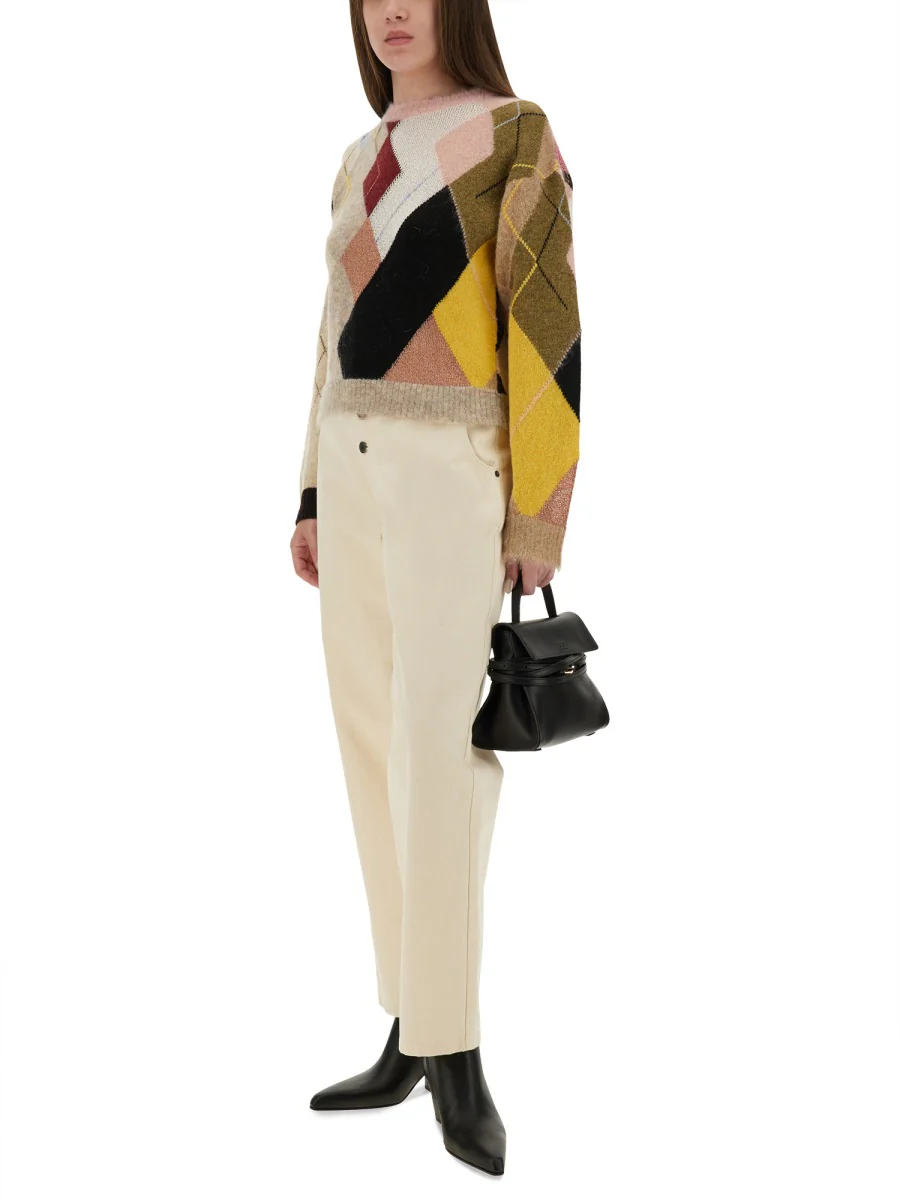 MOSCHINO COUTURE Cotton Trousers - Image 3