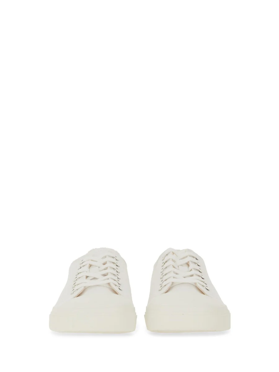 MOSCHINO COUTURE Edge Square-toe Canvas Sneakers - Image 4