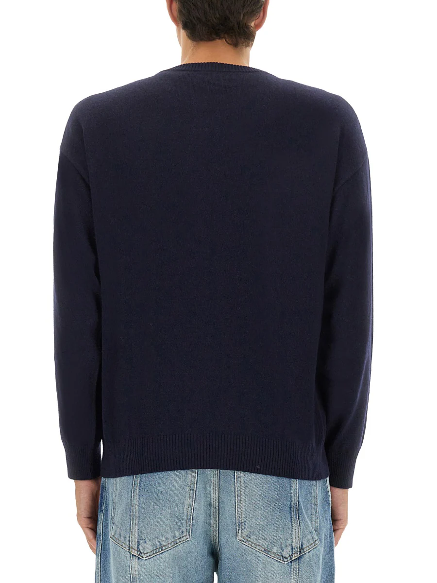 MOSCHINO COUTURE Logo-embroidered Crew-neck Sweater - Image 7