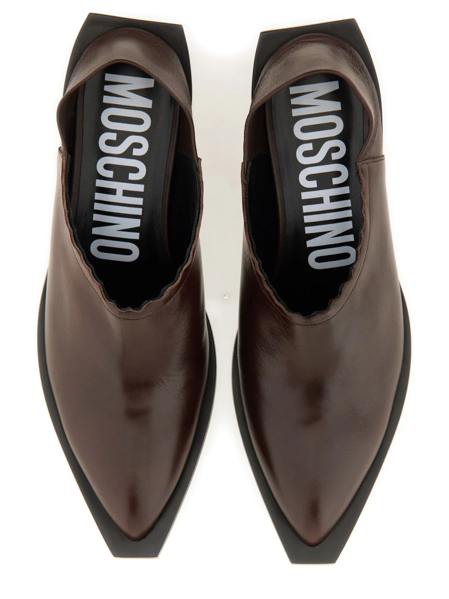 MOSCHINO Cuban Heel Shootie - Image 5