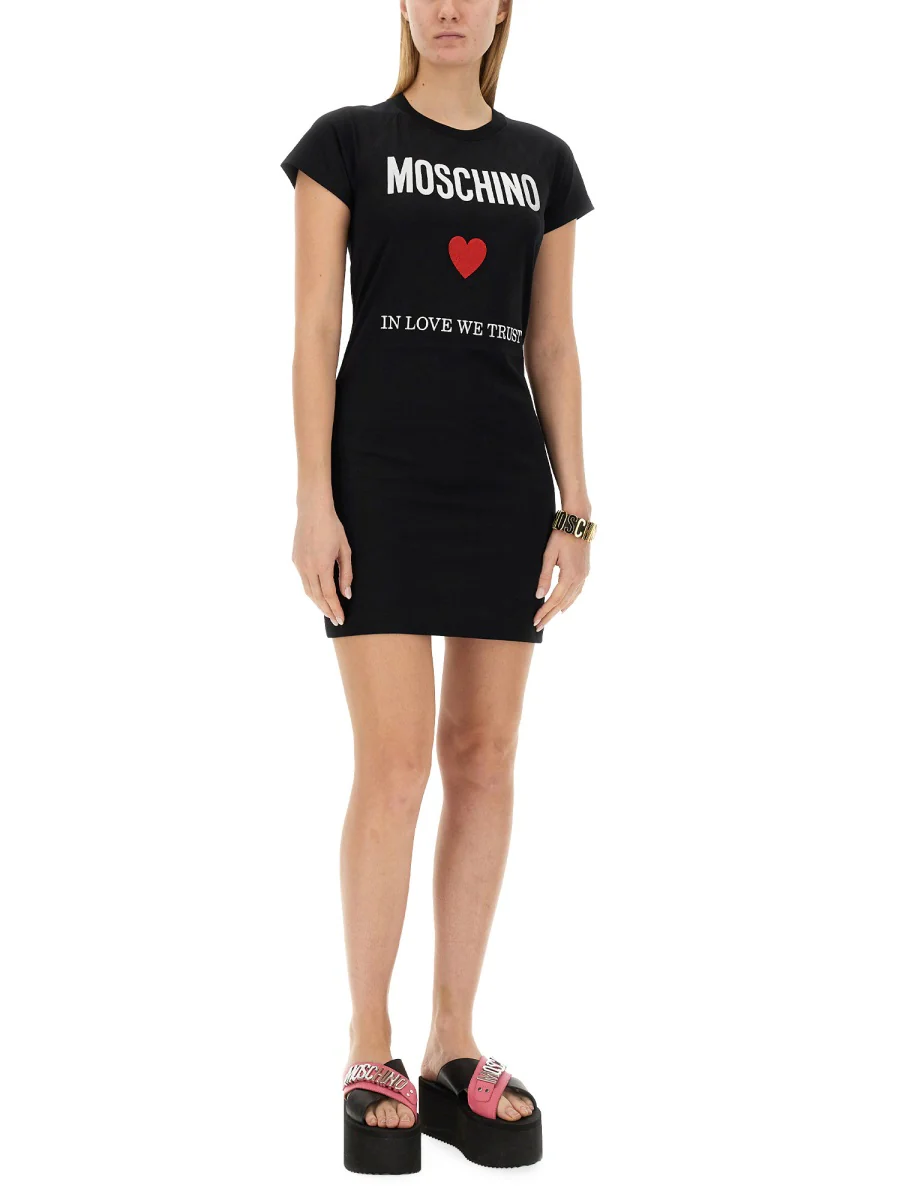 Moschino Dress with Logo - Image 2