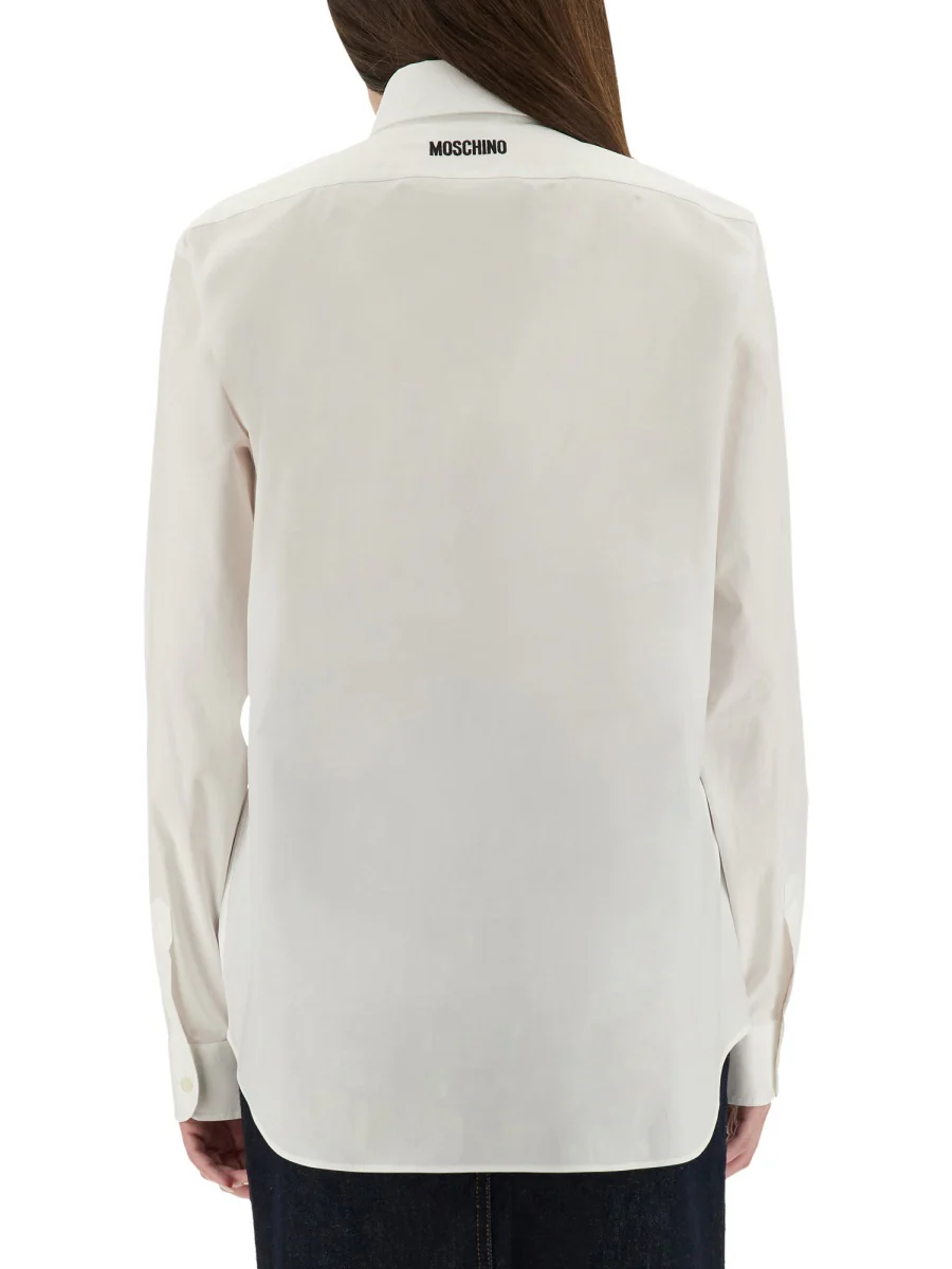 Moschino Embroidered Goose Regular Fit Shirt - Image 7