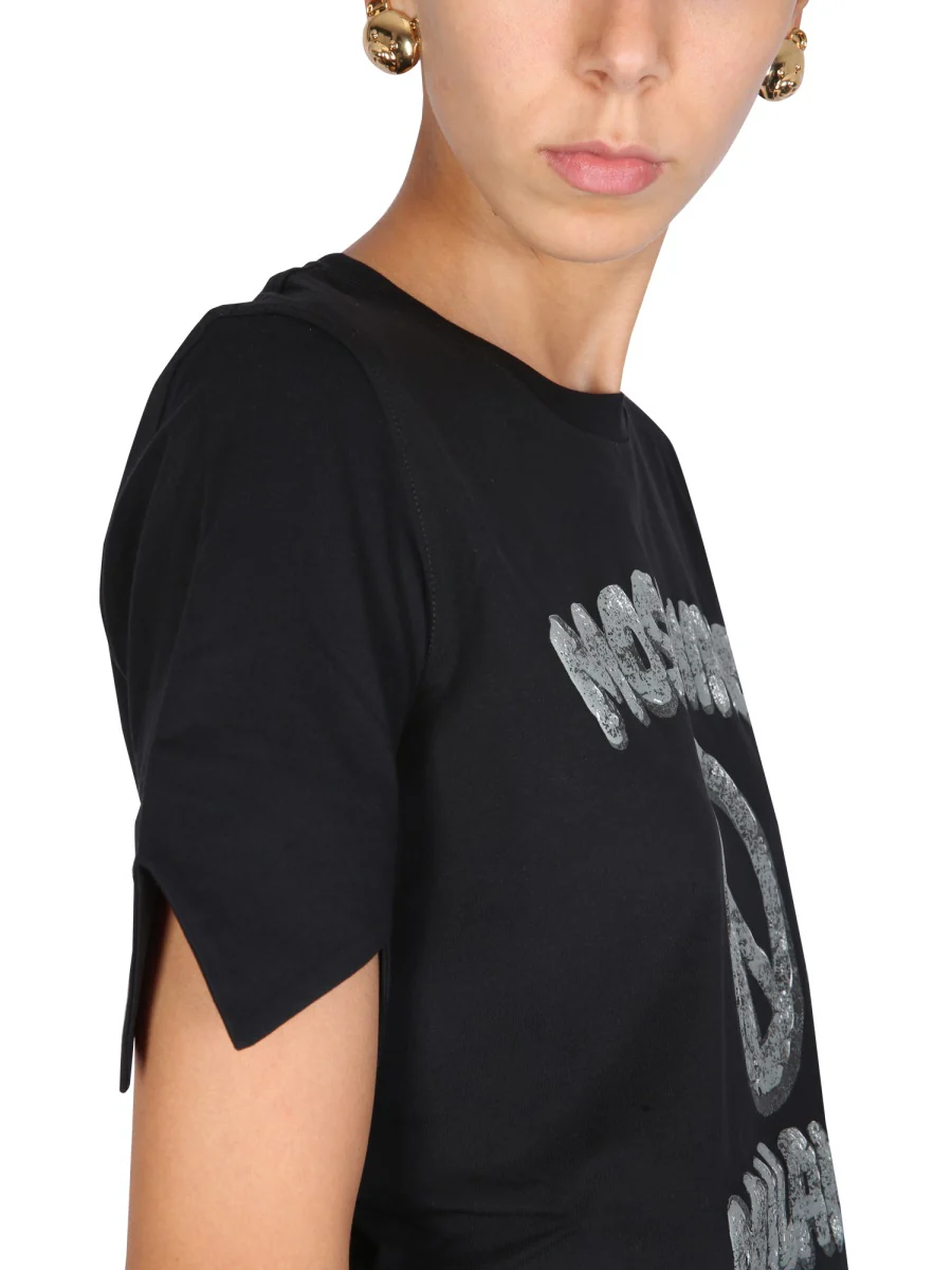 MOSCHINO Flintstones Graphic T-Shirt - Image 4