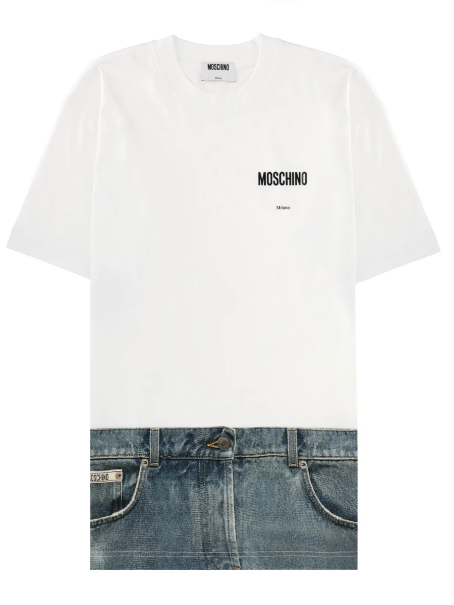 MOSCHINO Flower-print T-shirt