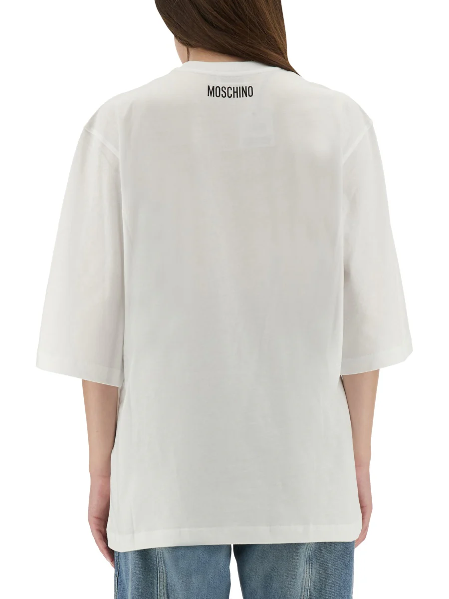MOSCHINO Goose Print Crewneck T-shirt - Image 3