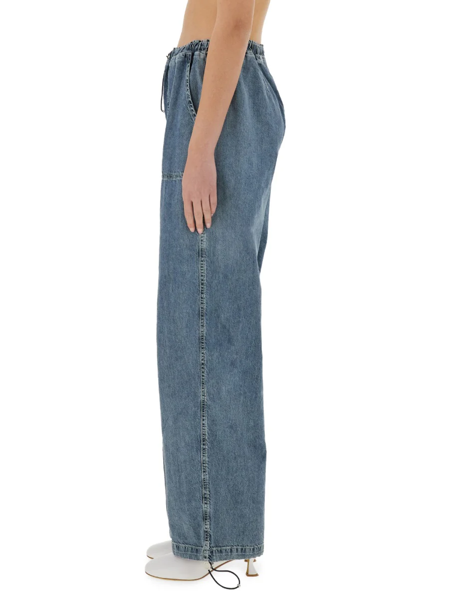 MOSCHINO JEANS Cargo Wide Leg Jeans - Image 4