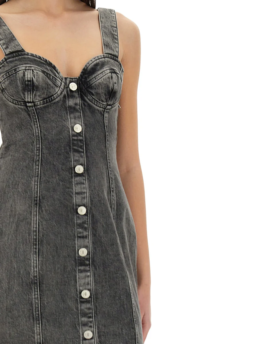 MOSCHINO JEANS Denim Midi Dress - Image 4